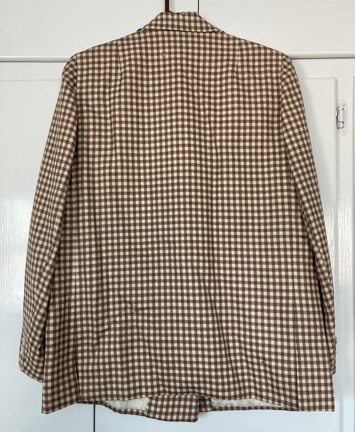 Vintage BULLOCK'S WILSHIRE PLAYDECK BLAZER JACKET COAT CHECKERED 60S Size ONE SIZE - 2 Thumbnail