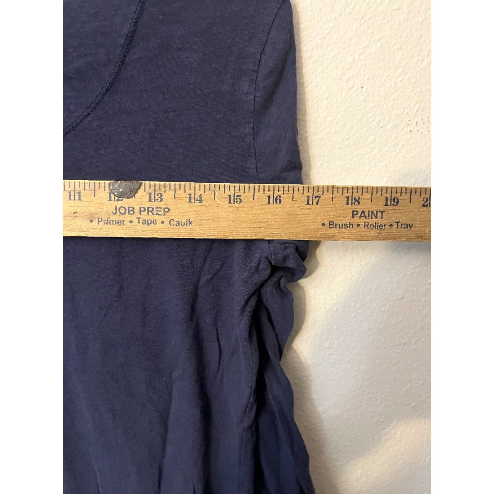 Vintage VINTAGE Kenar Women's T-Shirt Casual Cotton Modal Spandex Blue 3/4 Sleeve Round Neck S Size S / US 4 / IT 40 - 5 Thumbnail