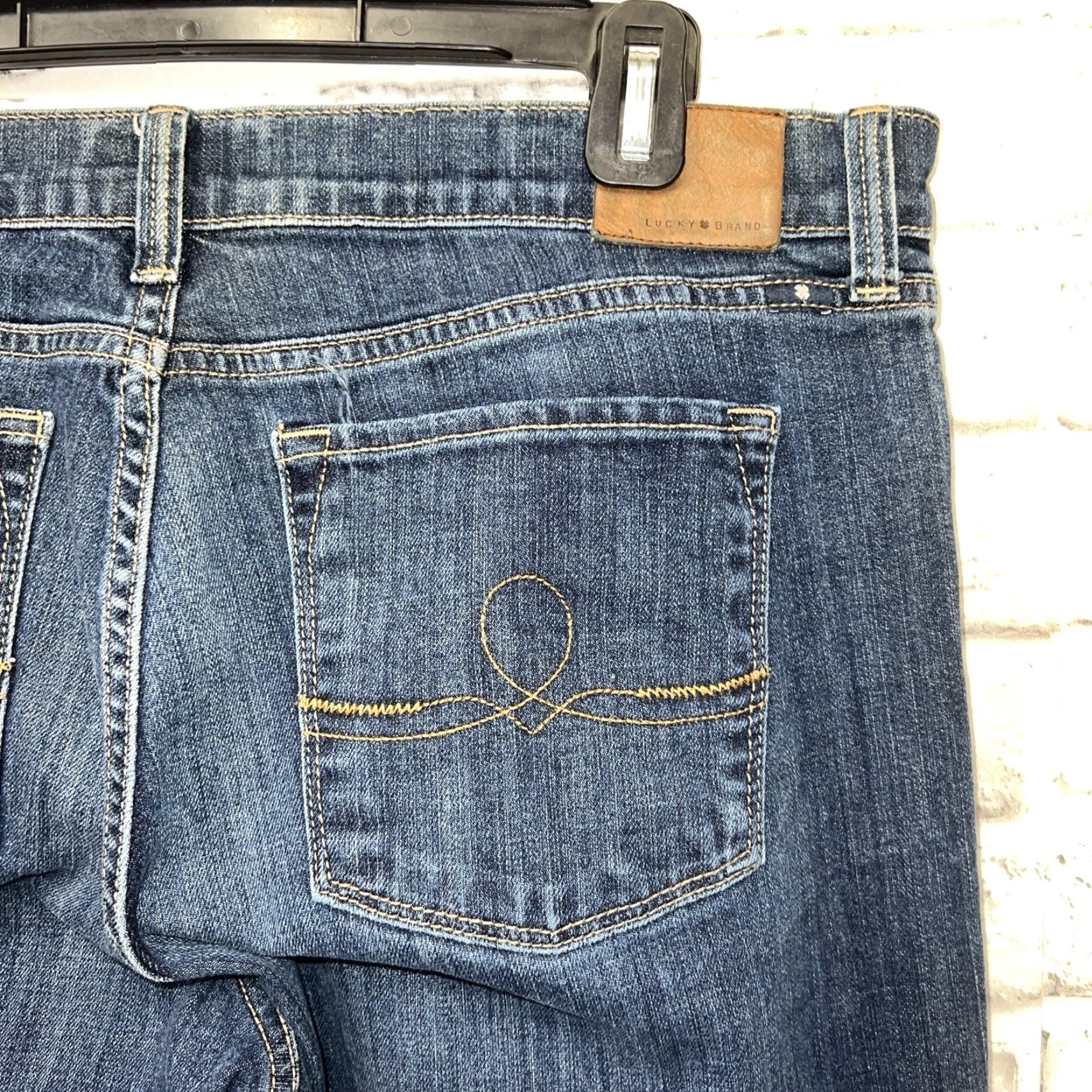 Lucky Brand VINTAGE Lucky Brand Sofia Boot Jeans Womens Size 14/32 Blue Size 36" / US 14 / IT 50 - 3 Thumbnail