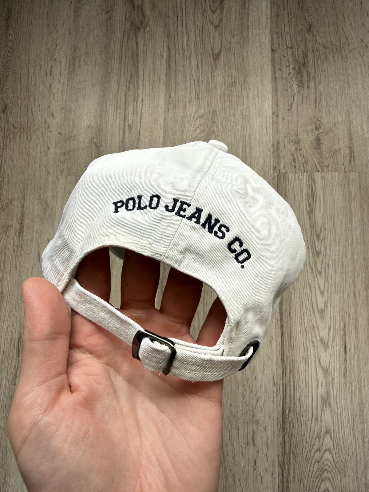 Polo Ralph Lauren Polo Jeans RL Logo Distressed Cap Vintage Ralph Lauren Hat Size ONE SIZE - 4 Thumbnail