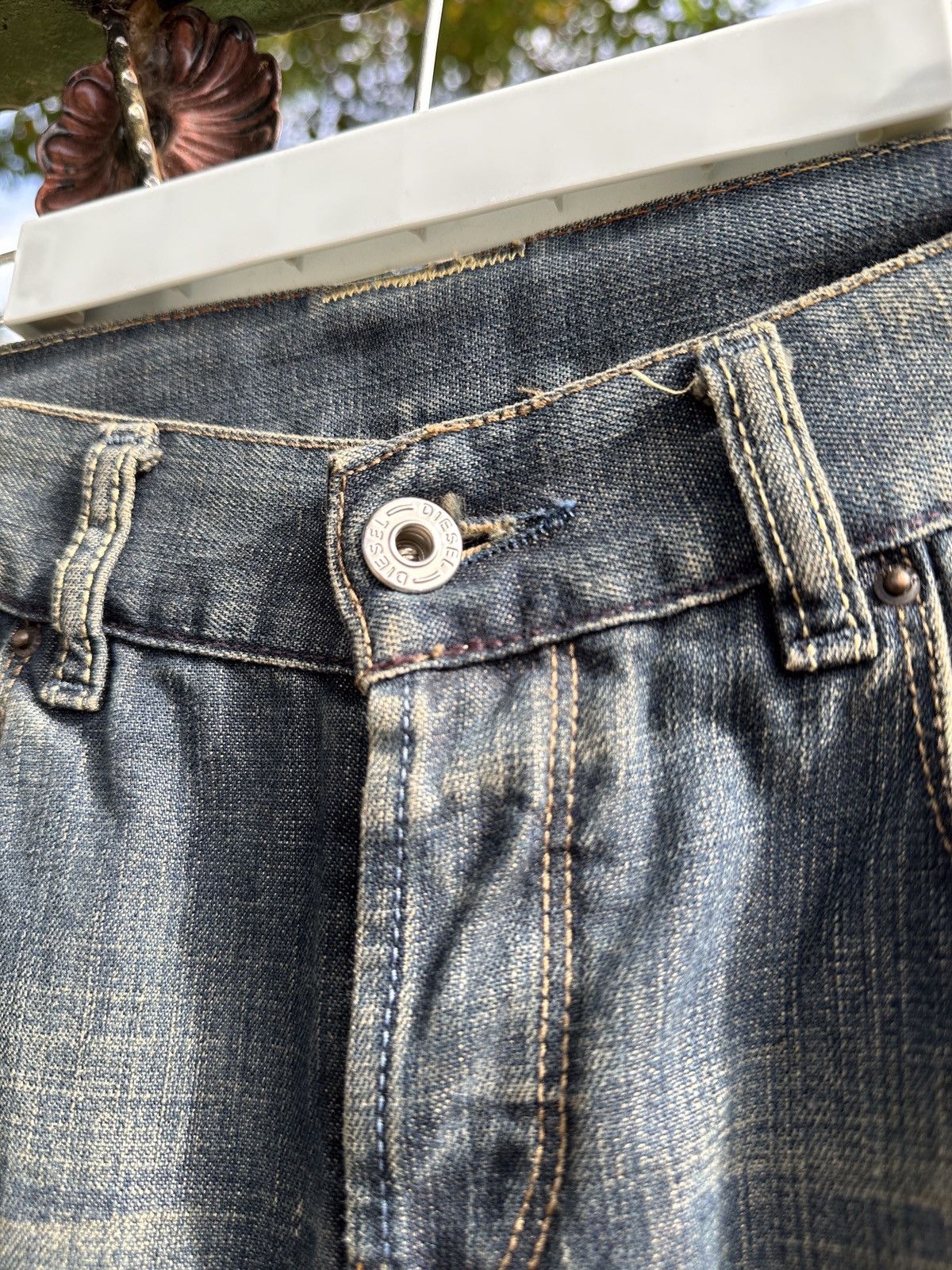 Japanese Brand Diesel Bootcut 💥 BootCut Bluewash Buckleback 💥❗️ Size US 28 / EU 44 - 13 Thumbnail