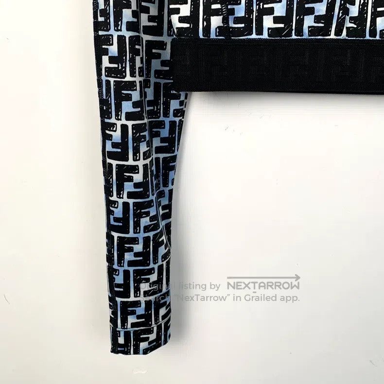 Other Fendi Color-Blocked Logo Letter Full-Print Long Sleeve Sho Size XS / US 0-2 / IT 36-38 - 4 Thumbnail