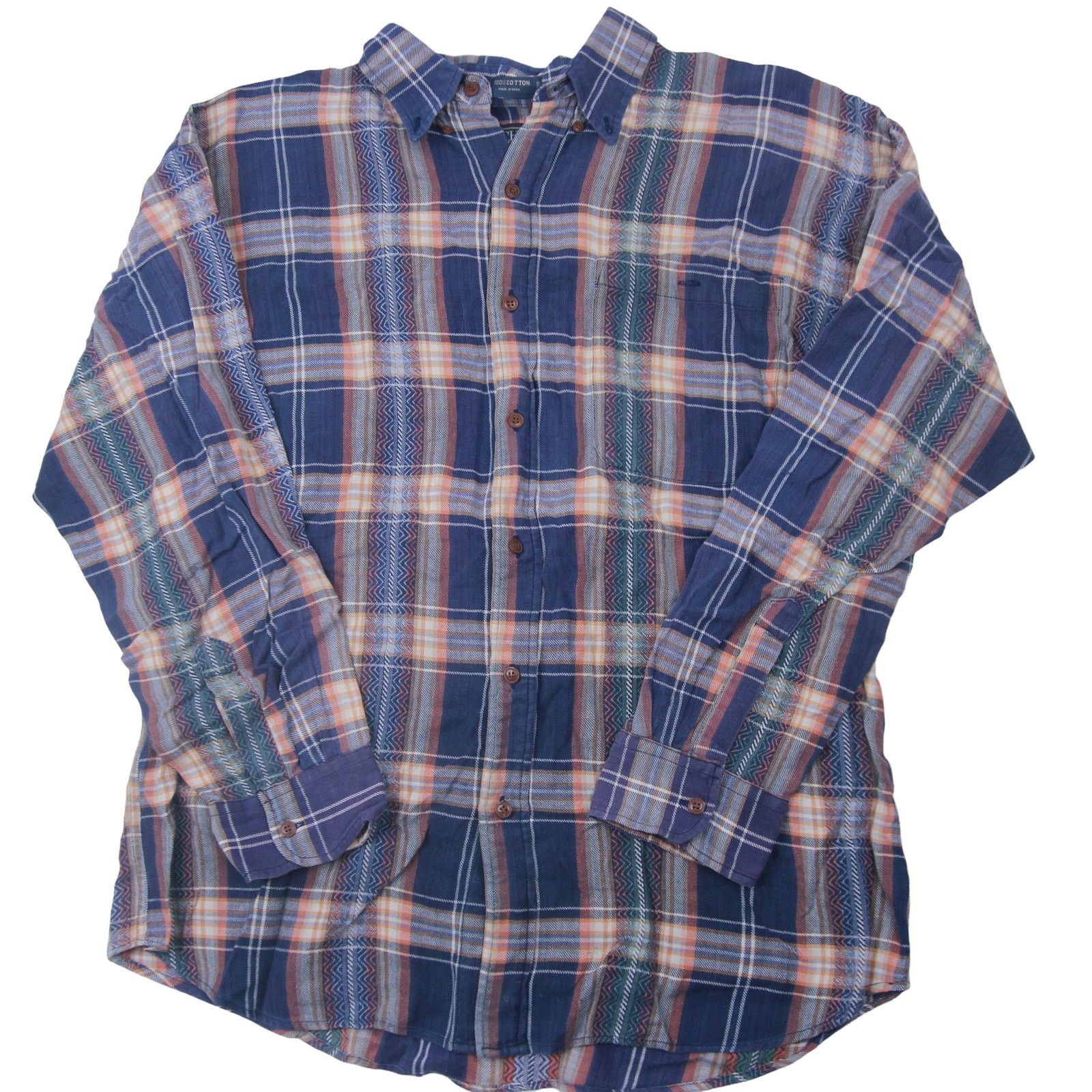 Ralph Lauren × Vintage Vintage Chaps Ralph Lauren Unique Design Button Down Shirt Size US L / EU 52-54 / 3 - 1 Thumbnail