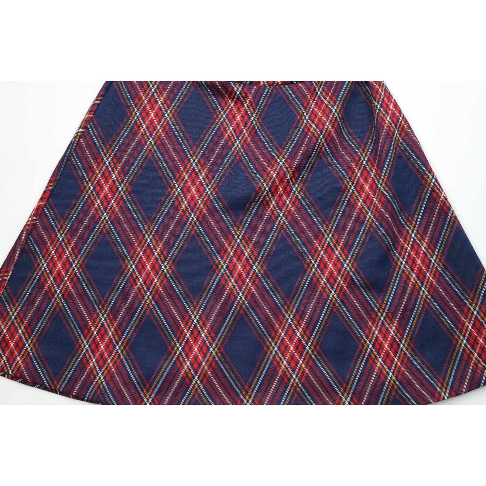 Vintage Vintage 70s Streetwear Distressed Knit Plaid Skirt Size 34" / US 12 / IT 48 - 3 Thumbnail