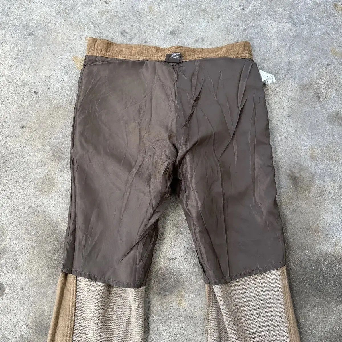 Vintage RARE!! FLARE/BOOTCUT JAPANESE VTG W31 L31 QUE CORDUROY PANTS Size US 31 - 14 Thumbnail