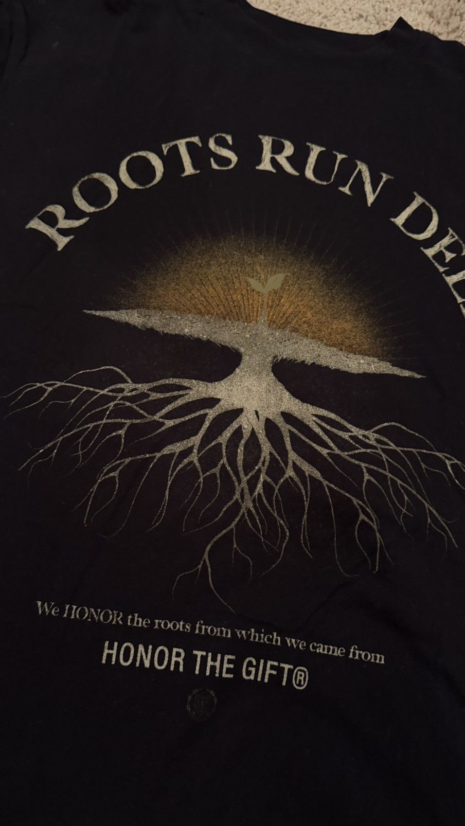 Honor the Gift Black Honor The Gift Graphic Tee Size US M / EU 48-50 / 2 - 2 Thumbnail