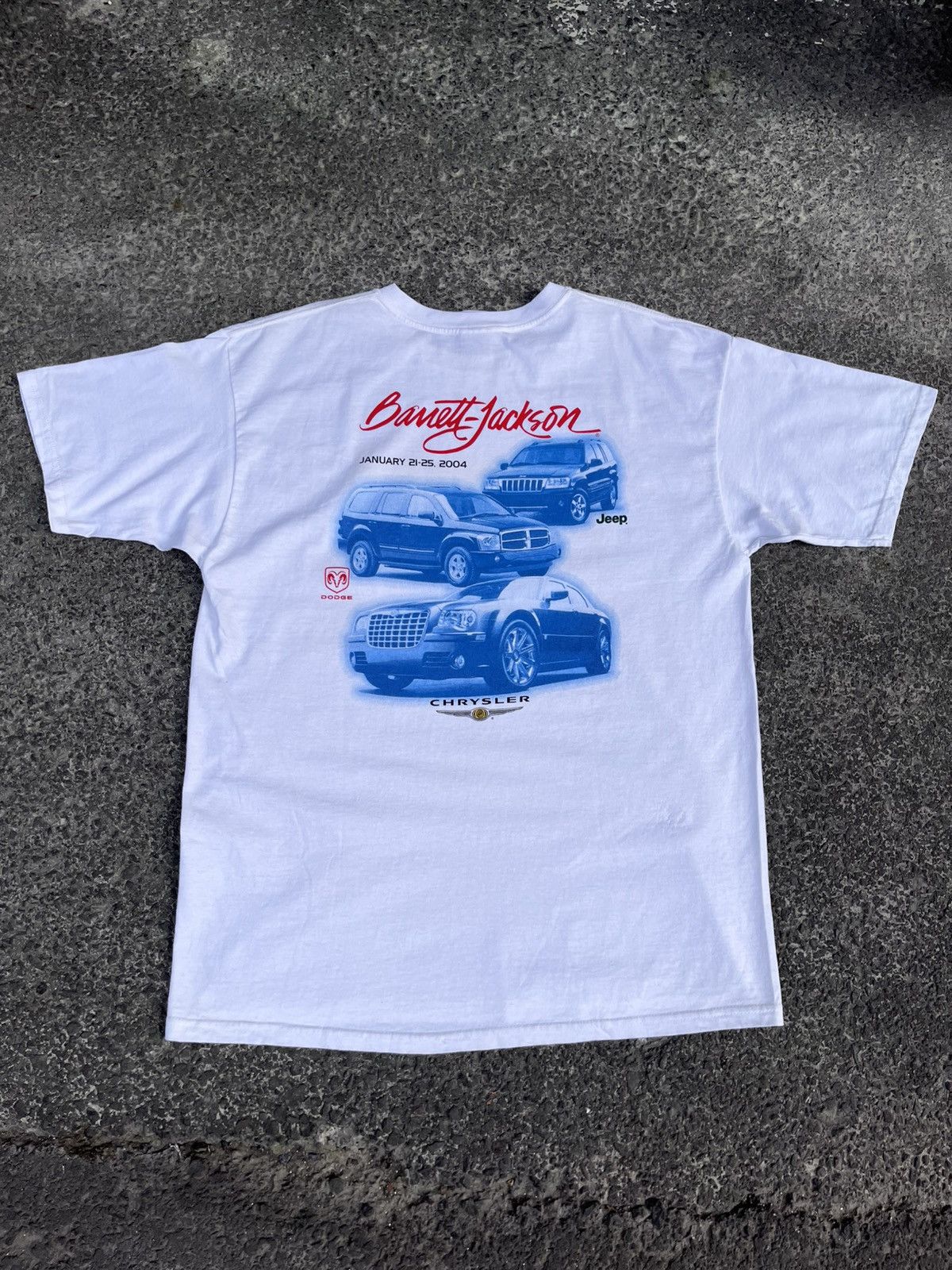Vintage 2004 BARRET JACKSON PROMO TEE 🐑 Size US XL / EU 56 / 4 - 6 Thumbnail