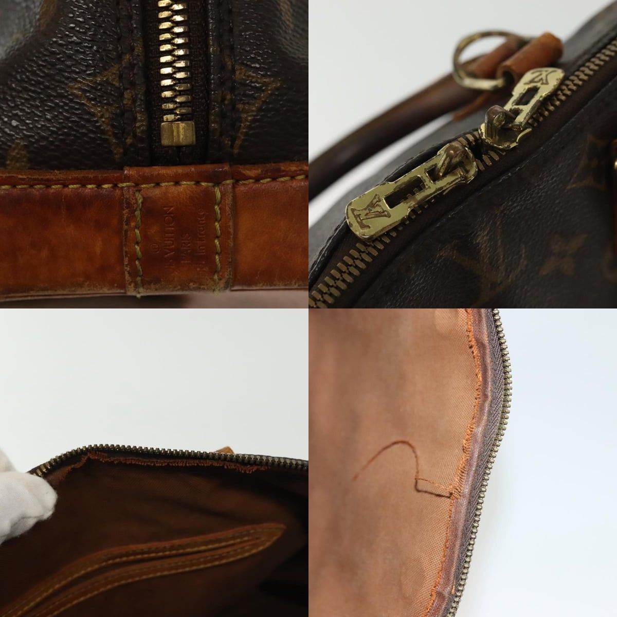 Louis Vuitton LOUIS VUITTON Monogram Alma Hand Bag M51130 Size ONE SIZE - 11 Thumbnail