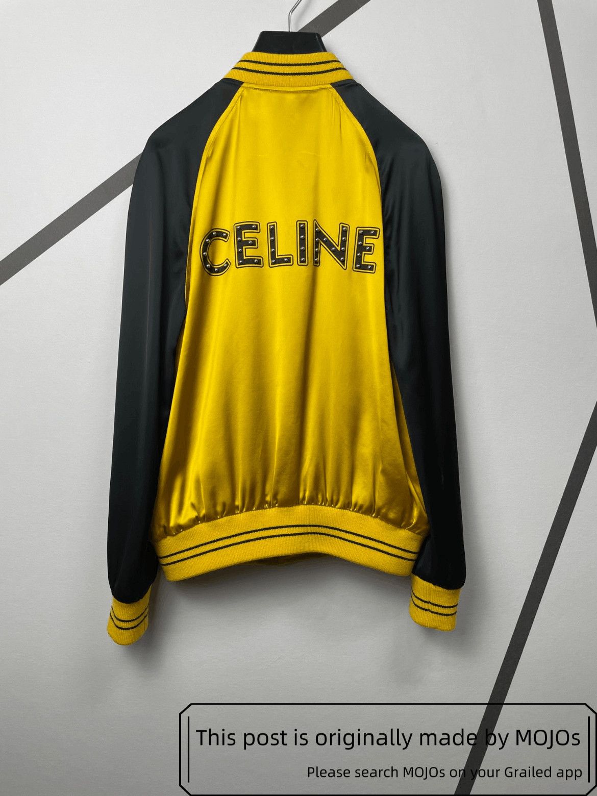 Celine Sz 48 Celine 21SS Back Logo Patch Satin Jacket mojos204723 Size US M / EU 48-50 / 2 - 1 Thumbnail