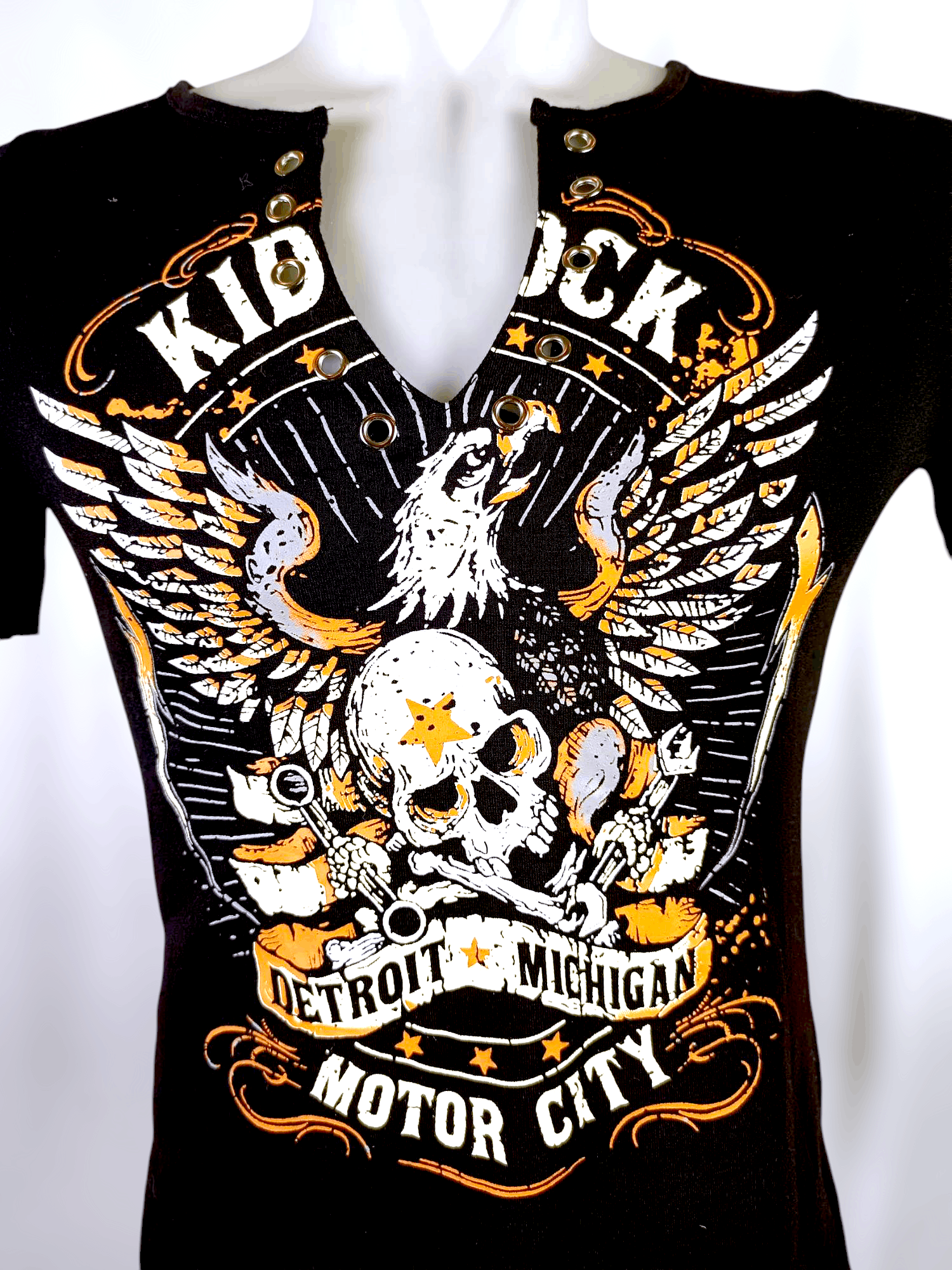 Shein SHEIN Skull Detroit Michigan metro city Tee Size US M / EU 48-50 / 2 - 2 Thumbnail