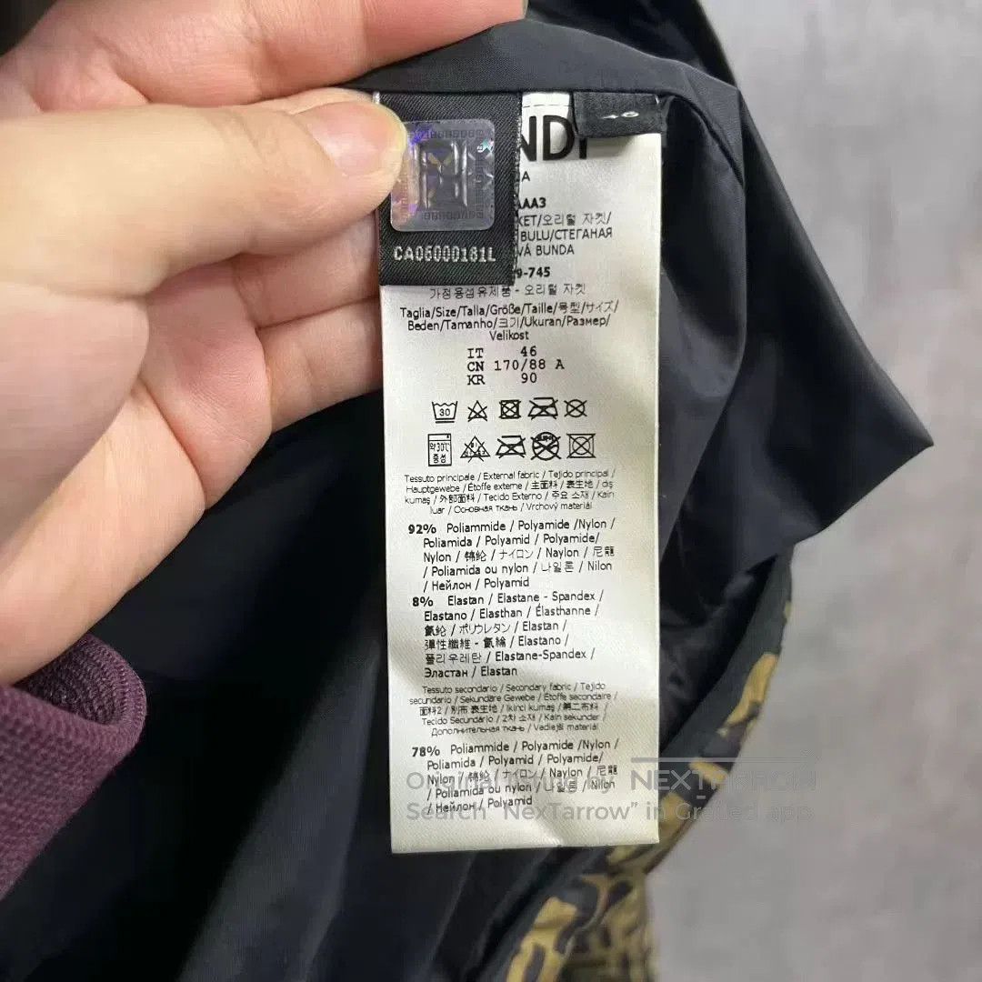 Fendi Fendi Logo Printed Down Cotton Jacket. Size US S / EU 44-46 / 1 - 5 Thumbnail
