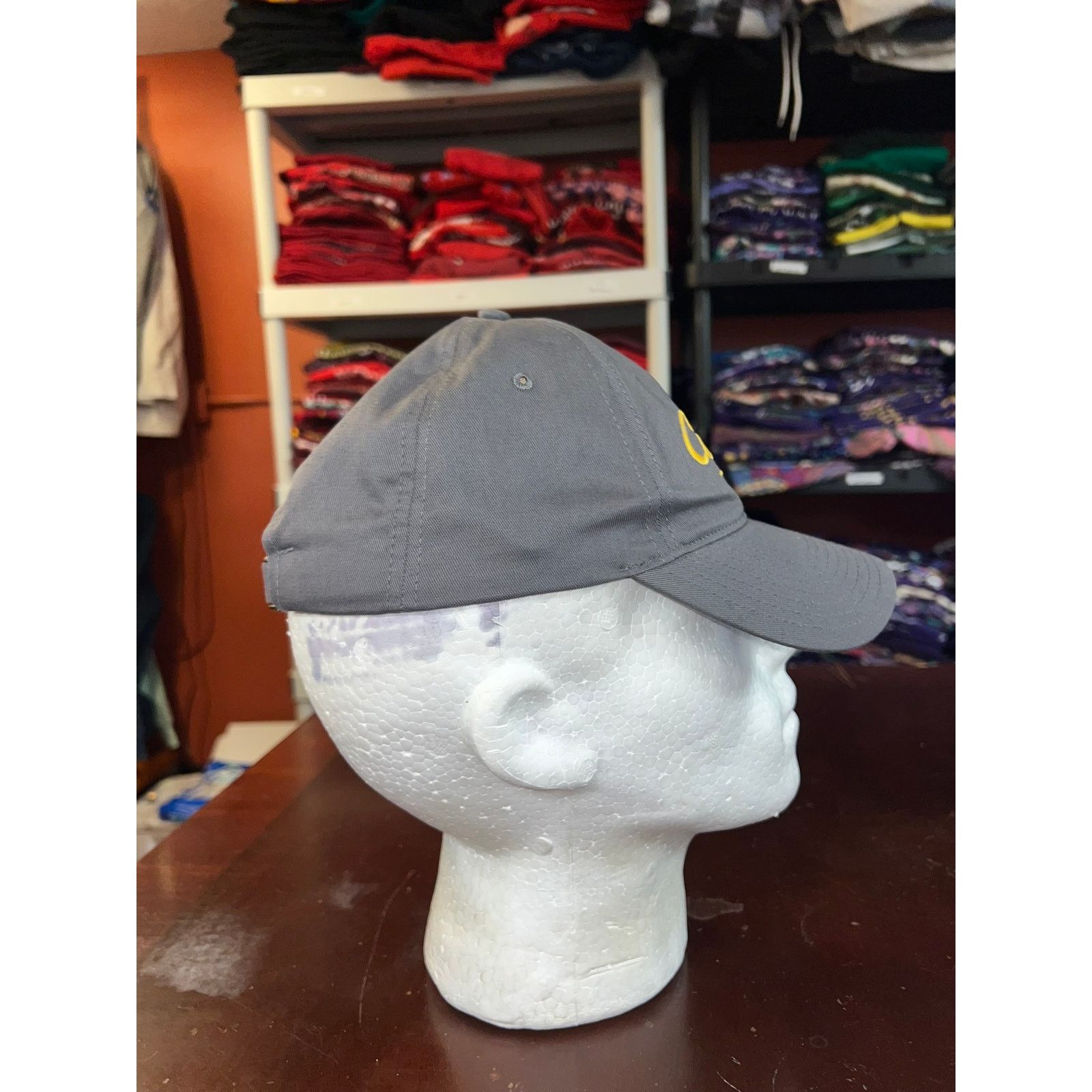 Cabelas Cabelas Club Hat Gray Yellow Dad Style Cap Headwear OS Size ONE SIZE - 5 Thumbnail