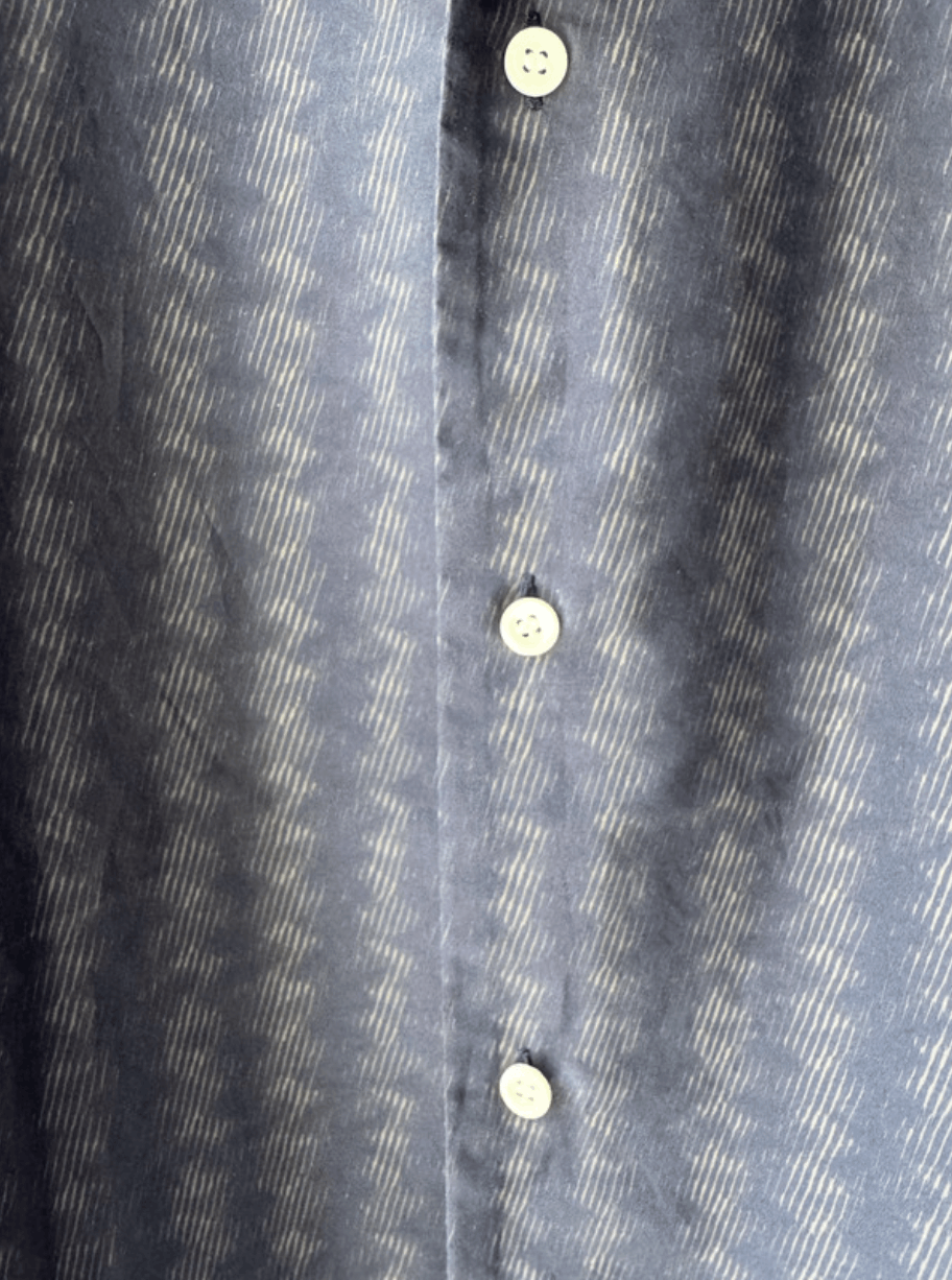 Cos Relaxed Short-sleeve Shirt Cotton Zig Zag Pattern XL Size US XL / EU 56 / 4 - 4 Thumbnail