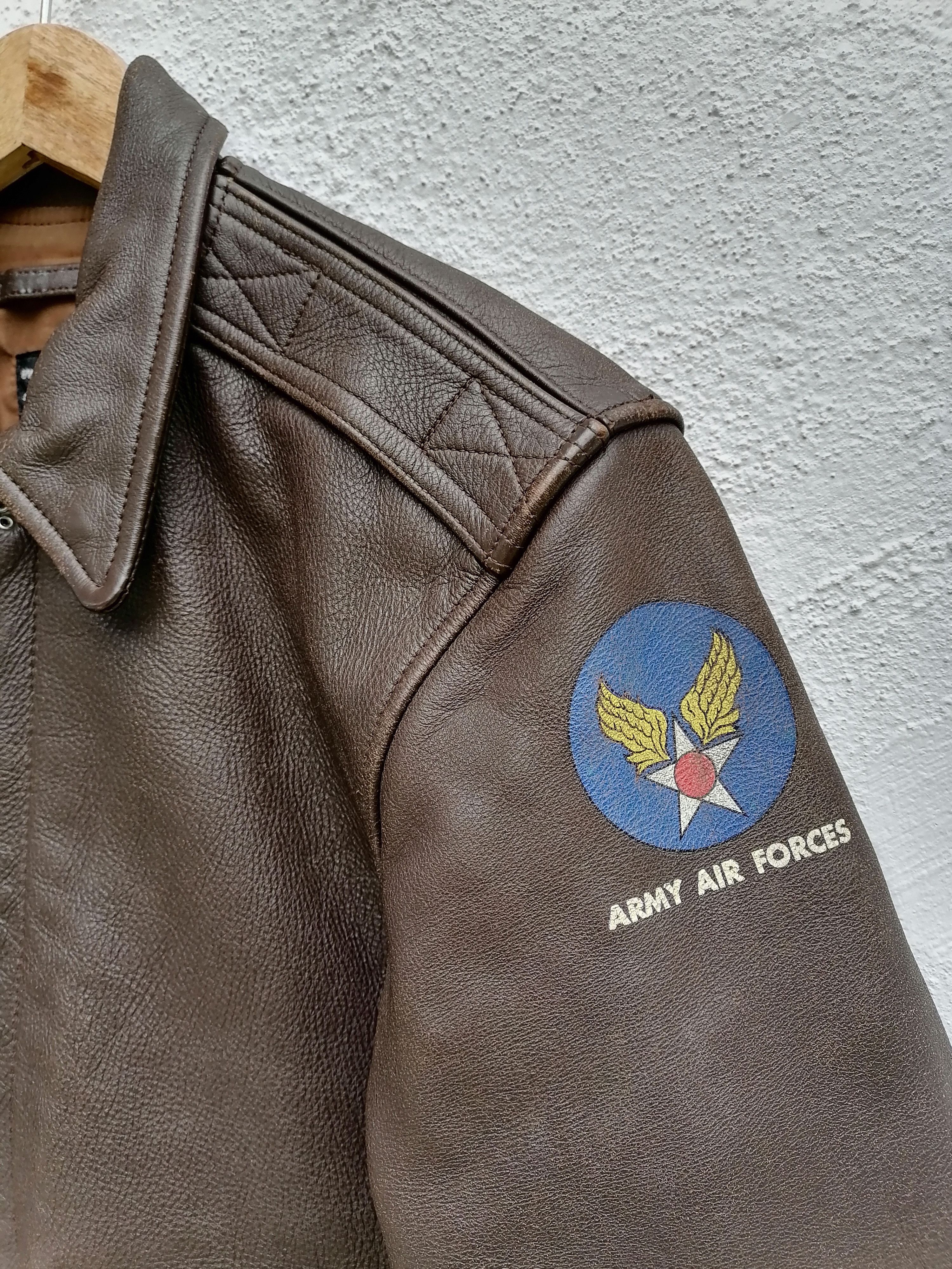 Vintage Vintage Us Air Force Nakata Shoten A-2 Leather Jackets Size US S / EU 44-46 / 1 - 2 Thumbnail