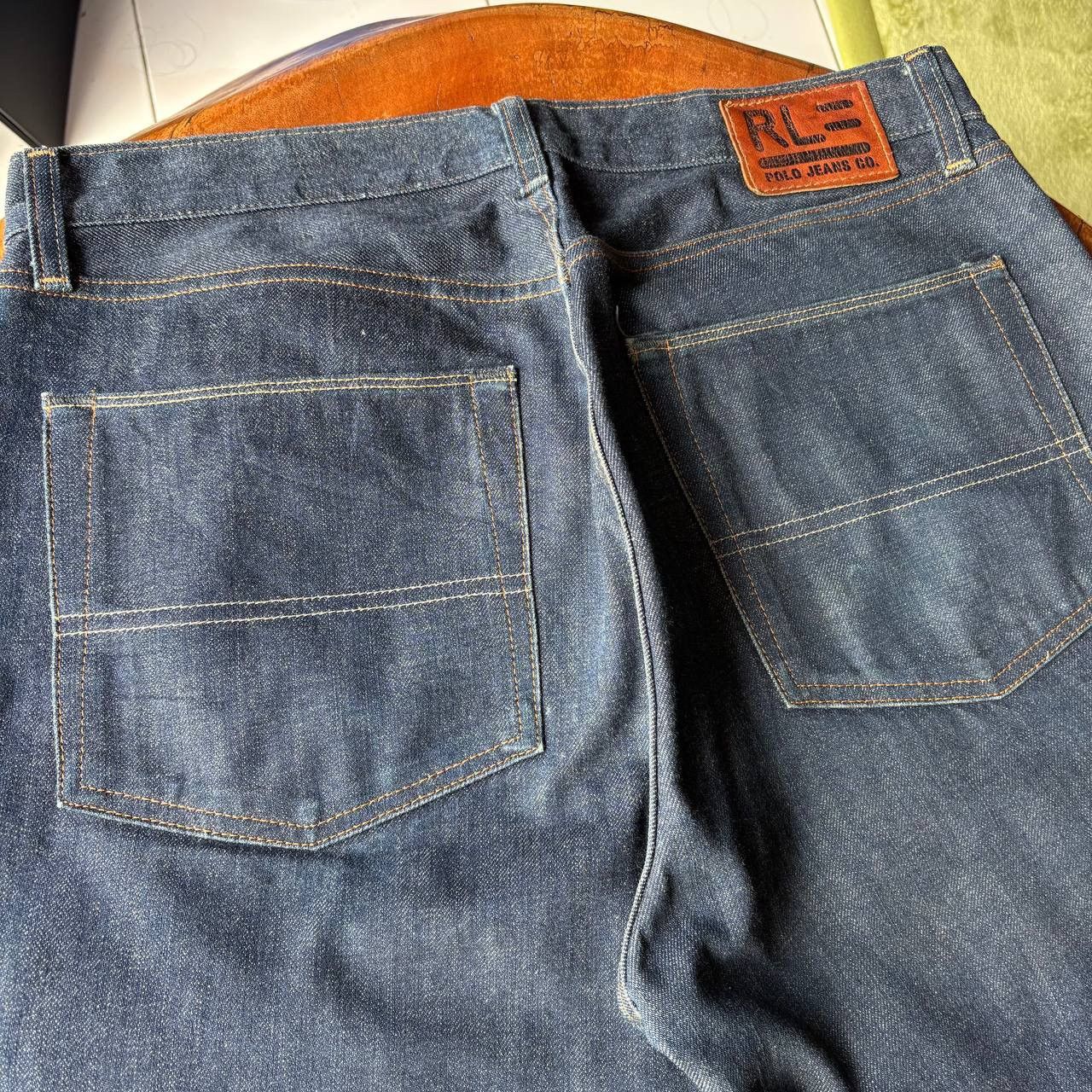 Polo Ralph Lauren Polo Ralph Lauren Company Hayden Cuff Indigo Jeans Pants Size US 33 - 9 Thumbnail