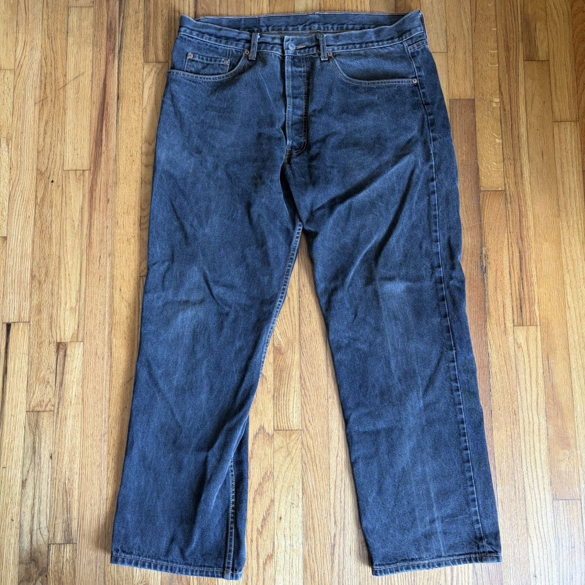 Levi's Vintage Clothing Vintage 90s USA Levi's 501 Black Size US 36 / EU 52 - 1 Thumbnail