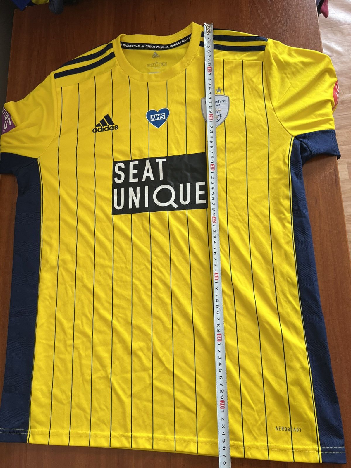 Adidas 2020 HAMPSHIRE CRICKET T20 VITALITY BLAST GAME JERSEY SHIRT Size US L / EU 52-54 / 3 - 19 Thumbnail
