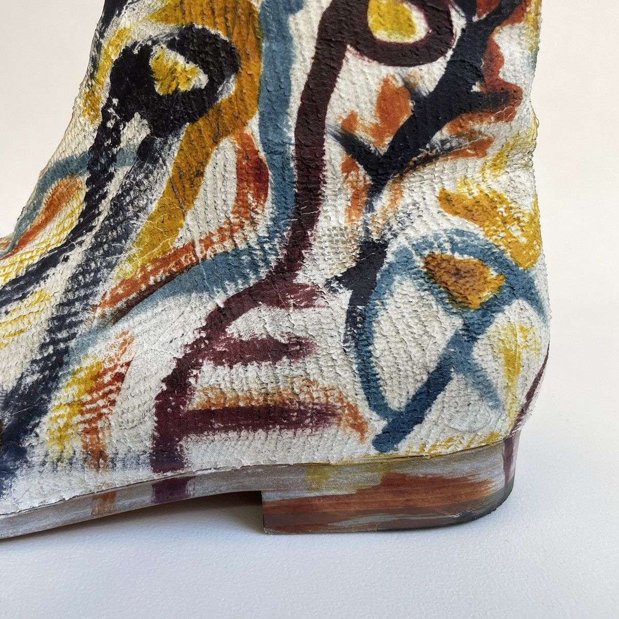 Maison Margiela Plaster Scribble Painted Boots Size US 10 / EU 43 - 6 Thumbnail