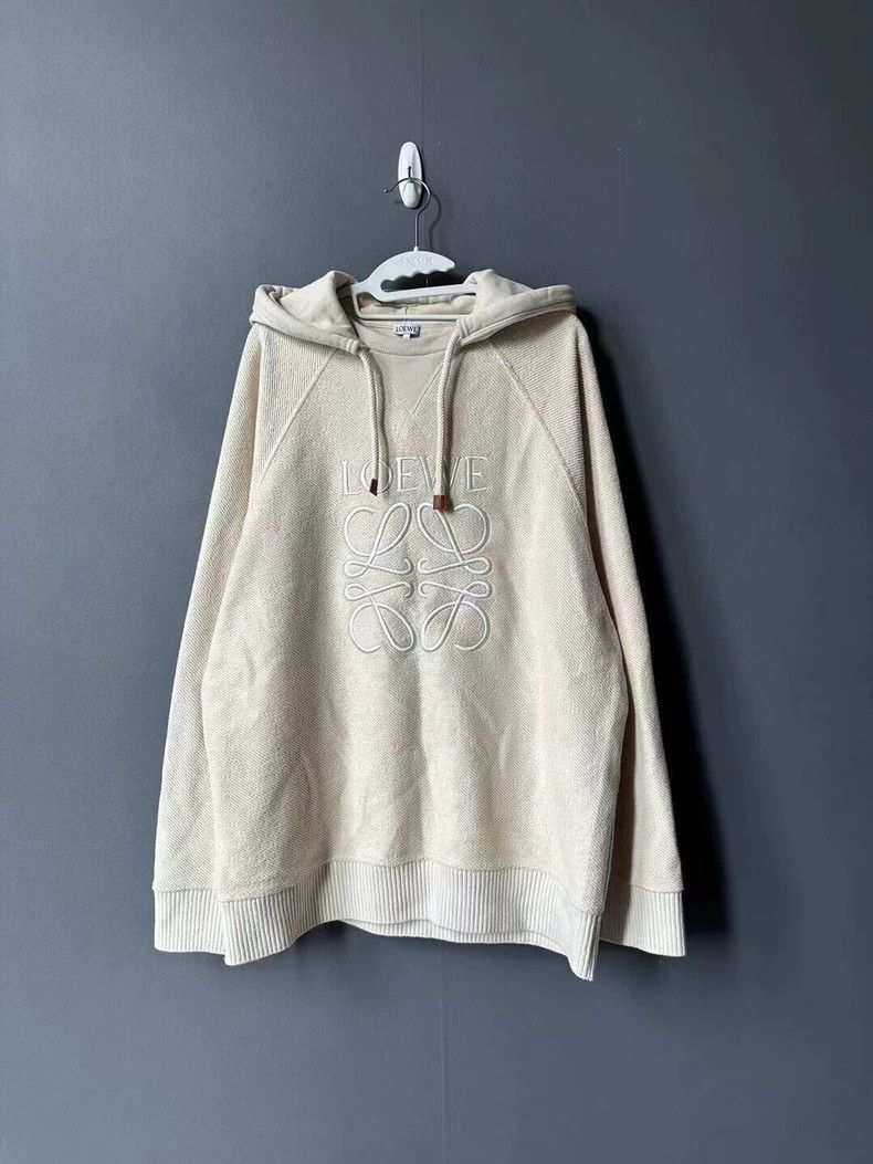 Loewe LOEWE Embroidered logo hoodie Size M / US 6-8 / IT 42-44 - 1 Thumbnail