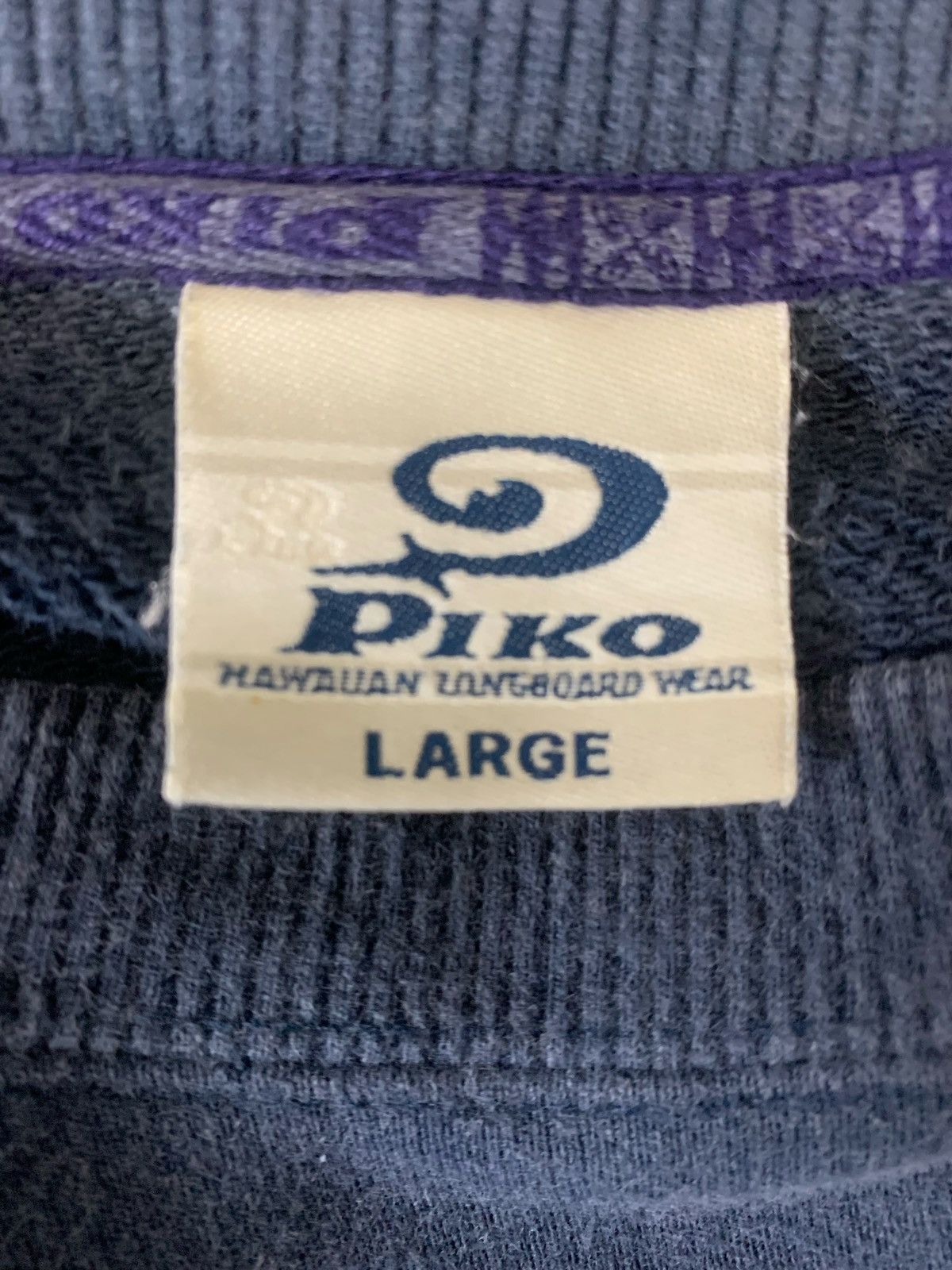 Japanese Brand Vintage Piko HawaiianLongBoard SurfStyle StreetWear Sweater Size US M / EU 48-50 / 2 - 8 Thumbnail