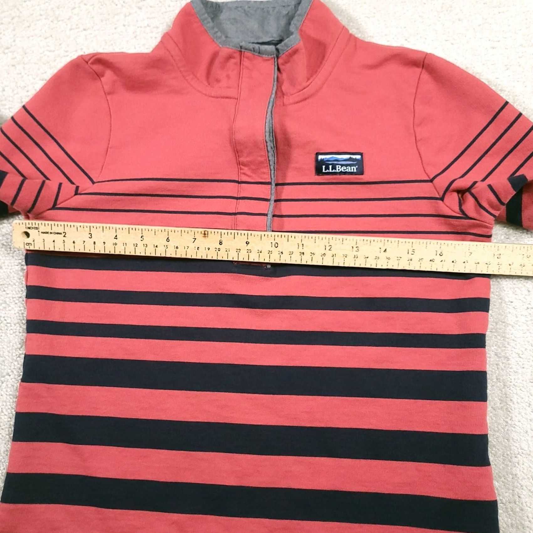 Vintage VINTAGE LL Bean Shirt Women's XS Pink Soft Cotton Rugby Henley Long Sleeve Size XS / US 0-2 / IT 36-38 - 3 Thumbnail