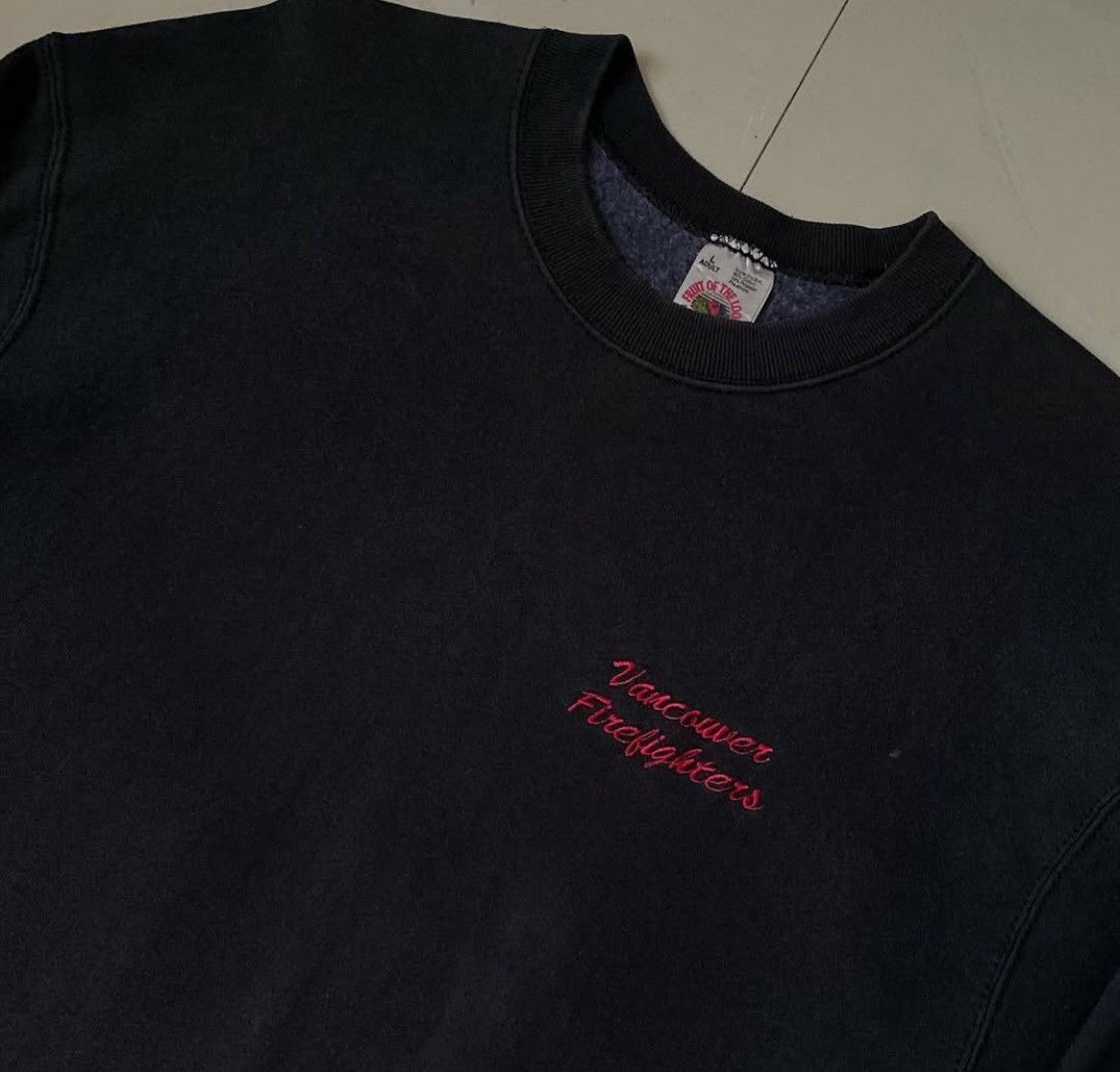 Fruit Of The Loom Vintage VancouverFirefighters, Fruit Of The Loom Sweatshirt Size US L / EU 52-54 / 3 - 6 Thumbnail