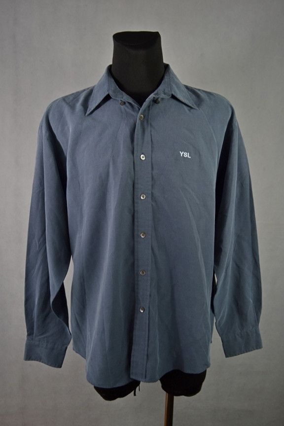 Vintage × Yves Saint Laurent Vintage YSL Saint Laurent Jeans Shirt L Size US L / EU 52-54 / 3 - 1 Thumbnail
