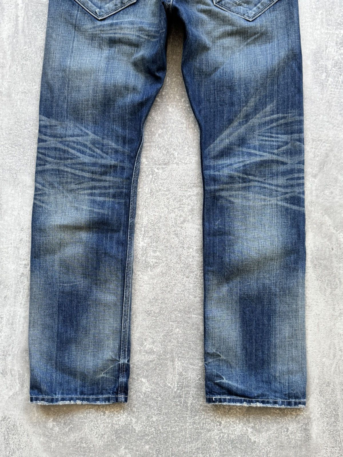 Levi's Vntage Levis 522 Evisu Styled Japan Distressed Denim Size US 31 - 6 Thumbnail