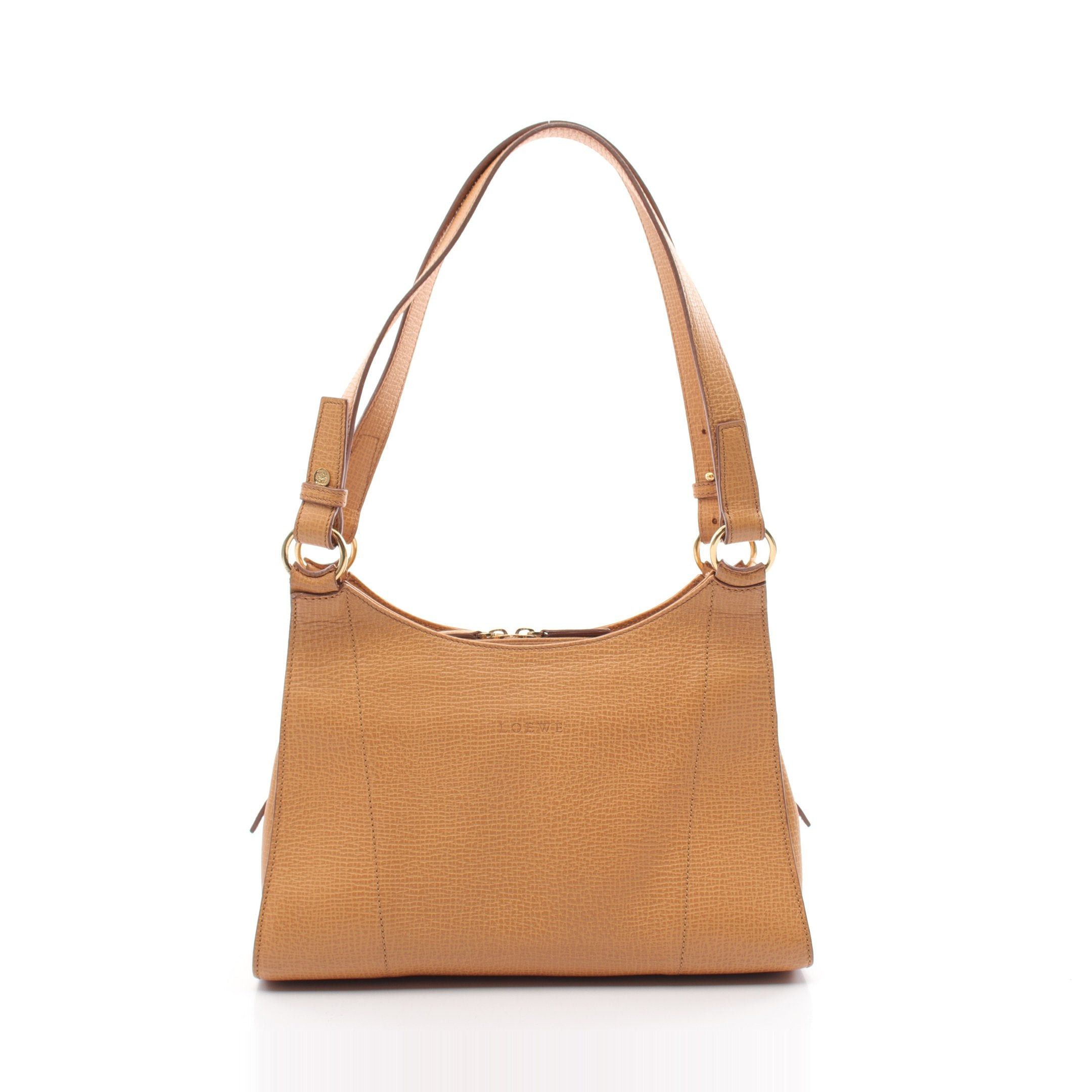 Loewe Loewe Shoulder Bag Leather Light Beige Size ONE SIZE - 1 Thumbnail