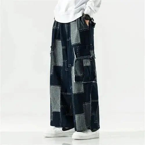 VIBE Cargo patch faded patchwork baggy pants Size US 30 / EU 46 - 3 Thumbnail