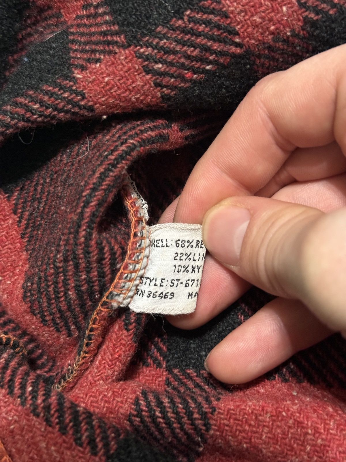 Vintage Vintage Buffalo Plaid Wool Blend 70s 80s Sm Flannel Shirt Size US S / EU 44-46 / 1 - 4 Thumbnail