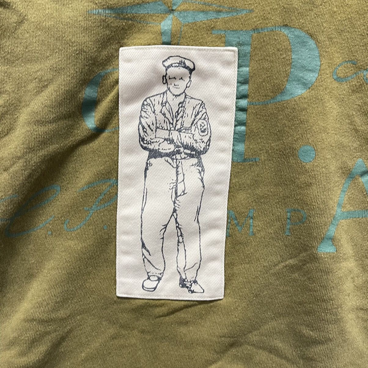 C.P. Company Vintage C.P. Company Garment Dyed Sweatshirt (Olive Green) Size US M / EU 48-50 / 2 - 4 Thumbnail