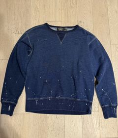 RRL Indigo French Terry Sweatshirt