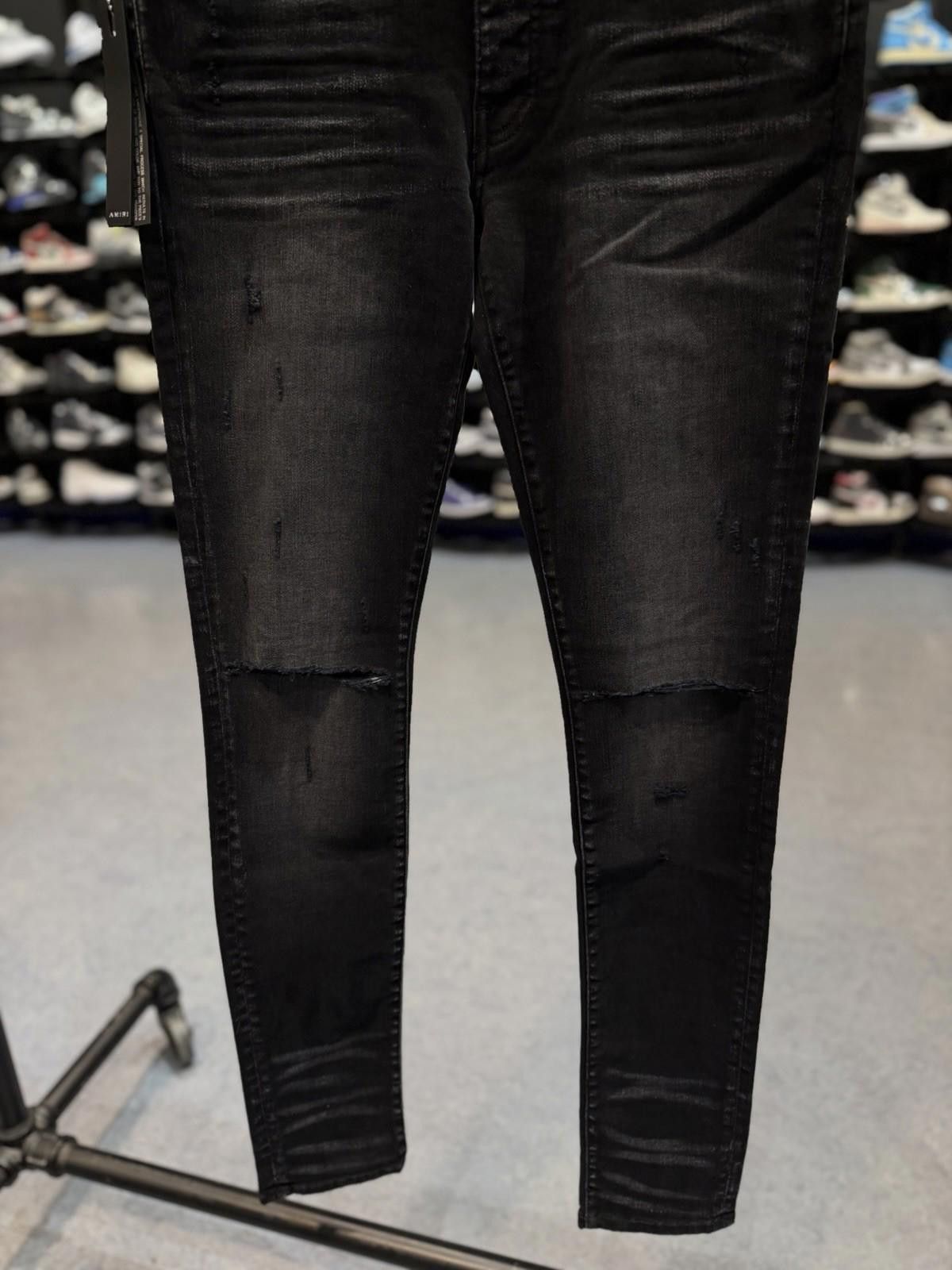Amiri Size 31 - Amiri Slash Black Jeans 100% Authentic NEW Size US 31 - 5 Thumbnail