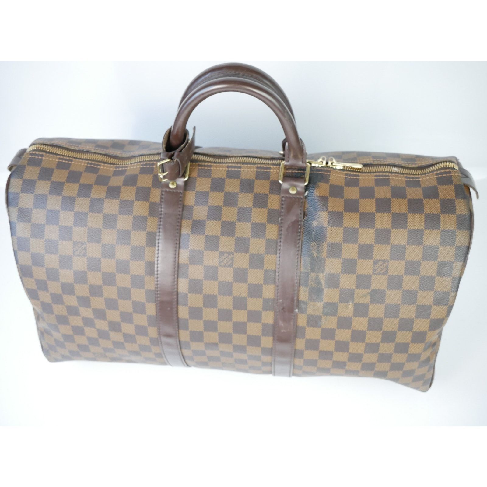 Louis Vuitton Louis Vuitton Damier Ebene Keepall 50 Duffle Size ONE SIZE - 9 Thumbnail