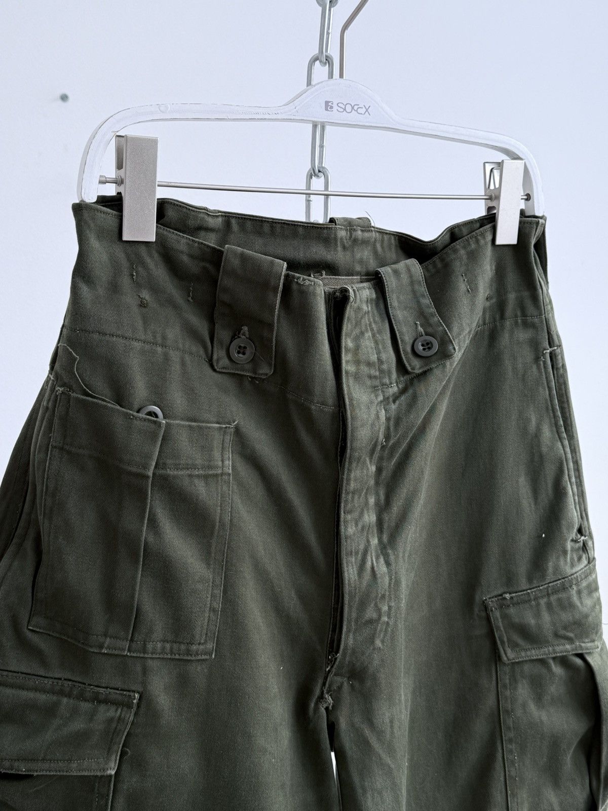 Vintage Vintage 1965 Dated Belgian Cargo Army Military Pants Size US 30 / EU 46 - 8 Thumbnail