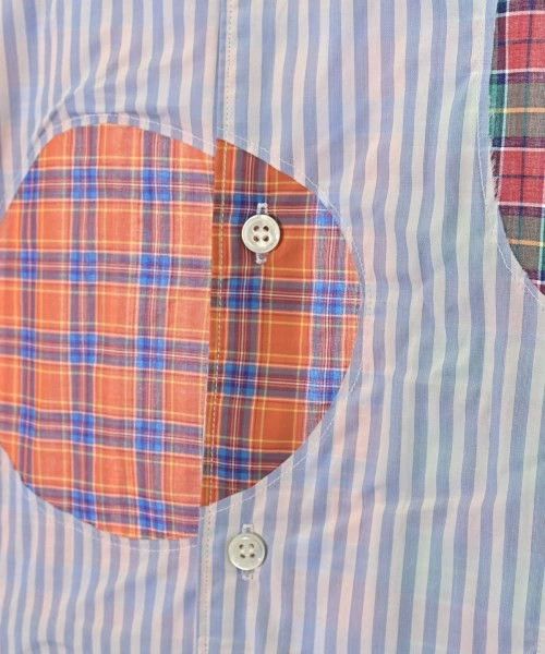 Comme des Garcons SHIRT Shirt Check Patch Switch Striped Size US S / EU 44-46 / 1 - 6 Thumbnail