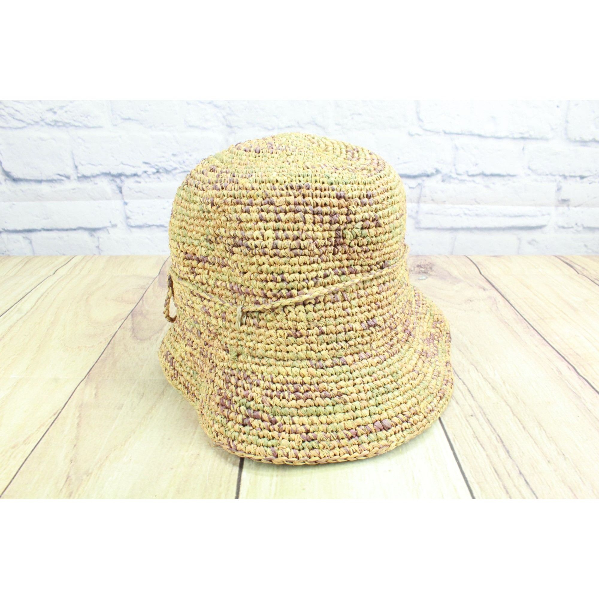 Orvis Orvis Women's Brown Straw Breathable Summer Bucket Hat Size ONE SIZE - 4 Thumbnail
