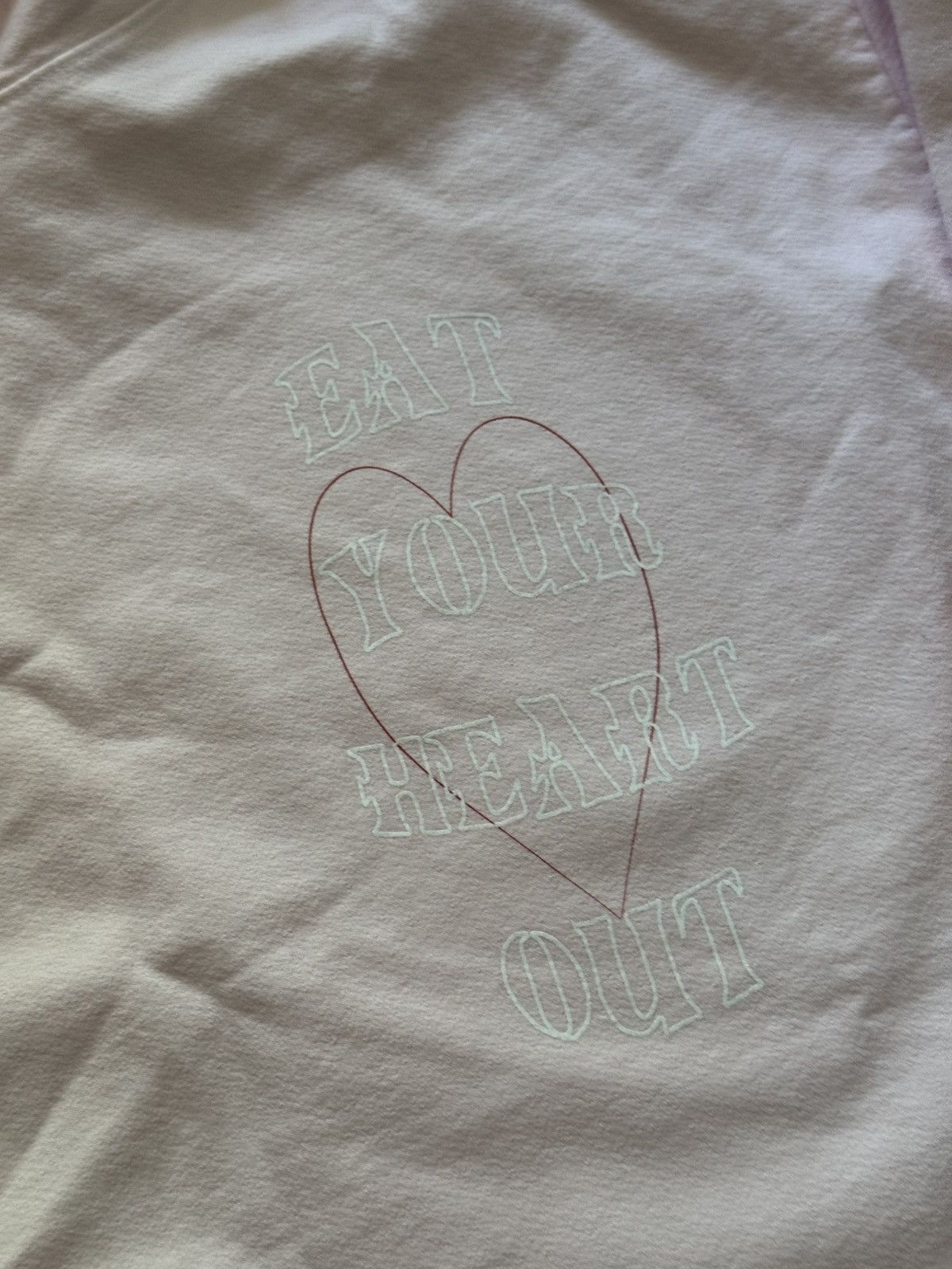 Boys Lie Boys Lie “Eat Your Heart Out” Pink Baggy Hoodie Size US XL / EU 56 / 4 - 3 Thumbnail