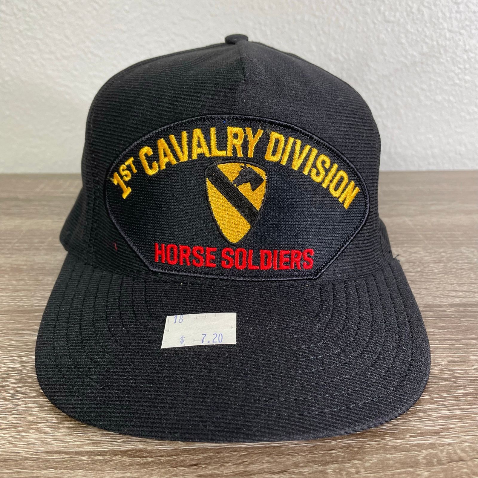 Vintage Vintage 1st Cavalry Division Hat Eagle USA Horse Soldier Size ONE SIZE - 2 Thumbnail