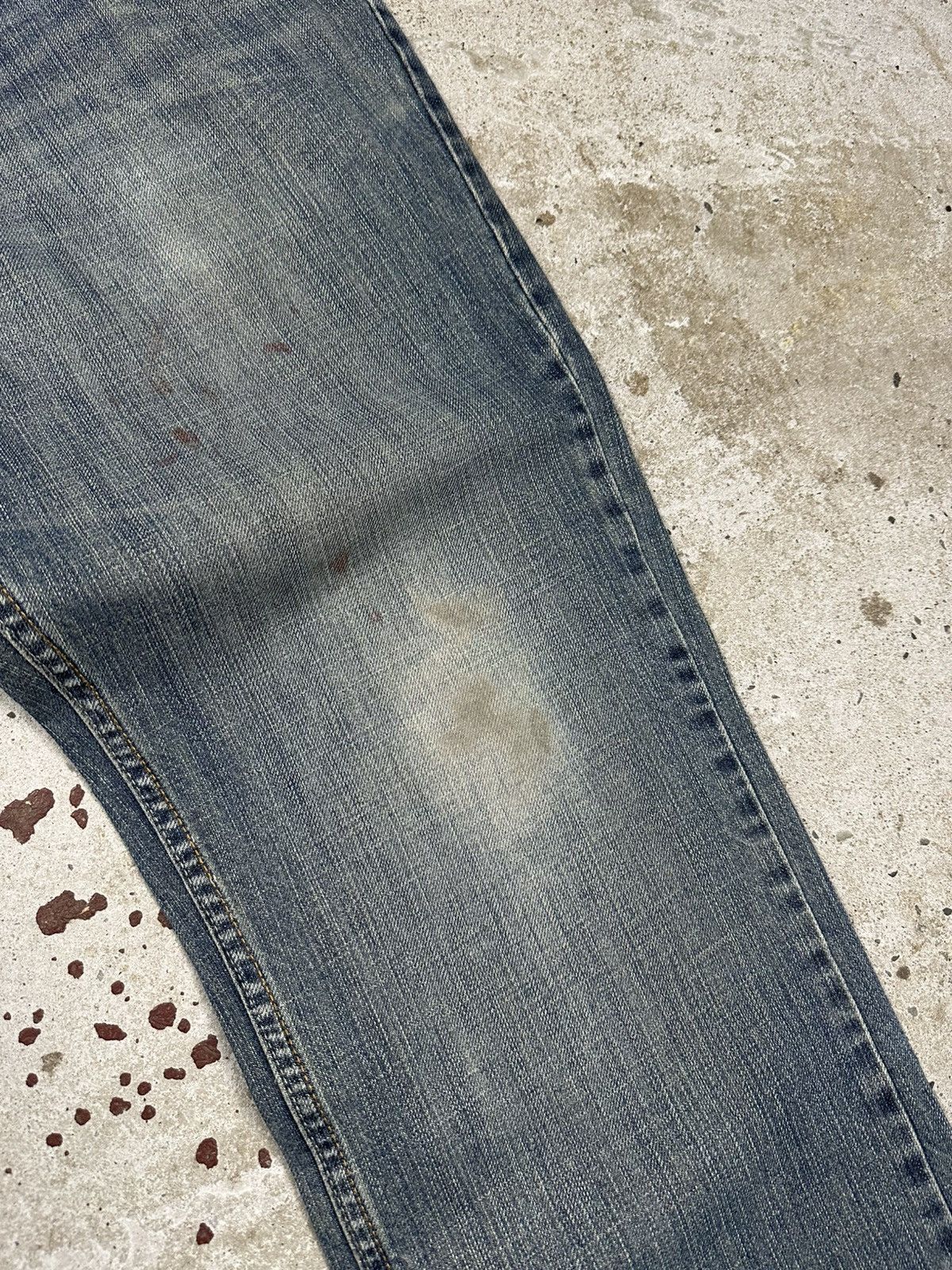 If Six Was Nine Vintage Y2K Baggy Flare Boot Cut Distressed Jeans Japanese Size US 38 / EU 54 - 7 Thumbnail