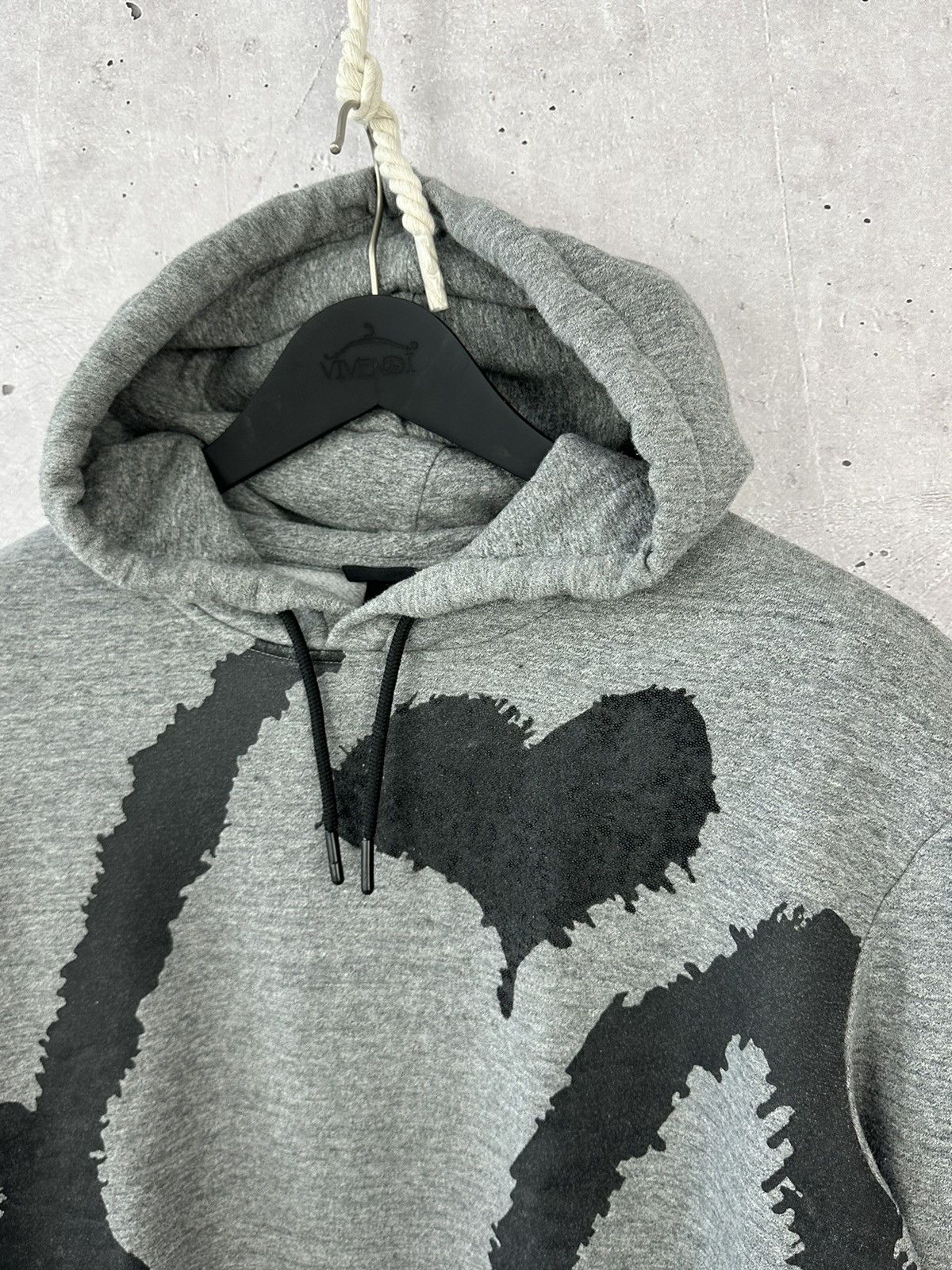 XO H&M x XO Grey Printed Long Sleeve Cotton Hoodie Size US M / EU 48-50 / 2 - 3 Thumbnail