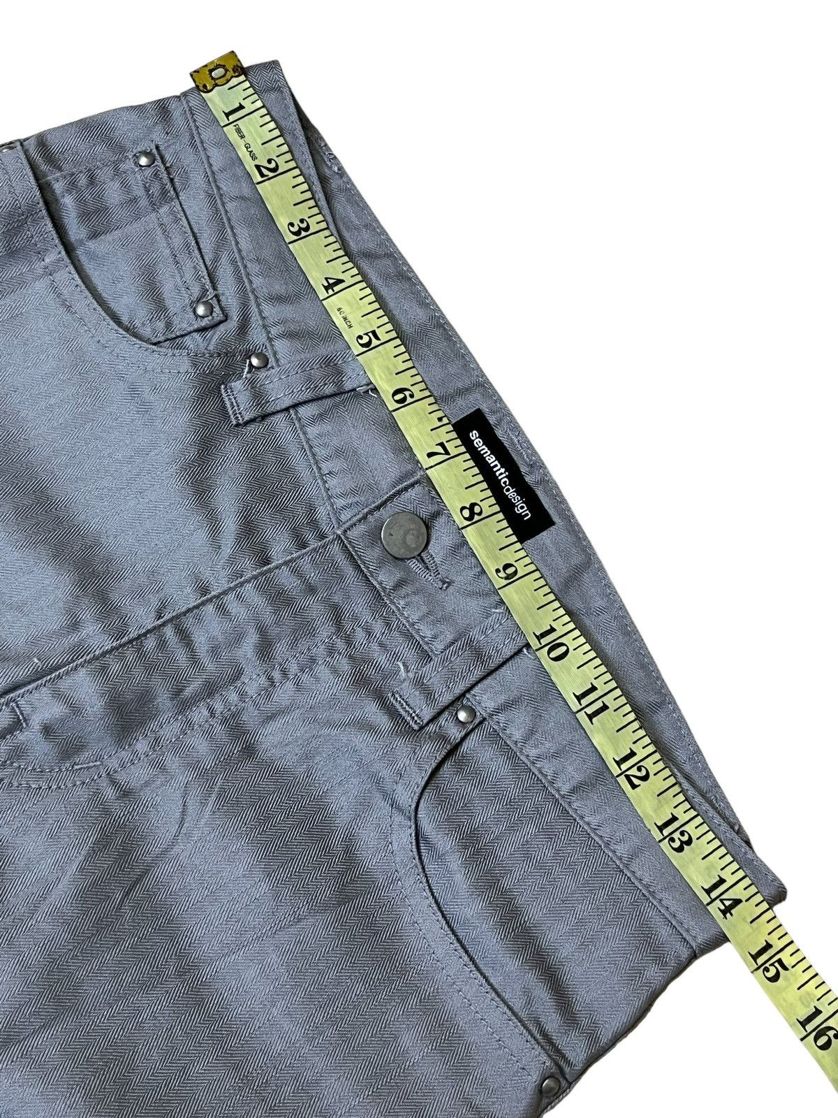 semanticdesign ARCHIVE JAPANESE BRAND SEMANTIC DESIGN SKINNY FIT JEANS Size US 29 - 12 Thumbnail