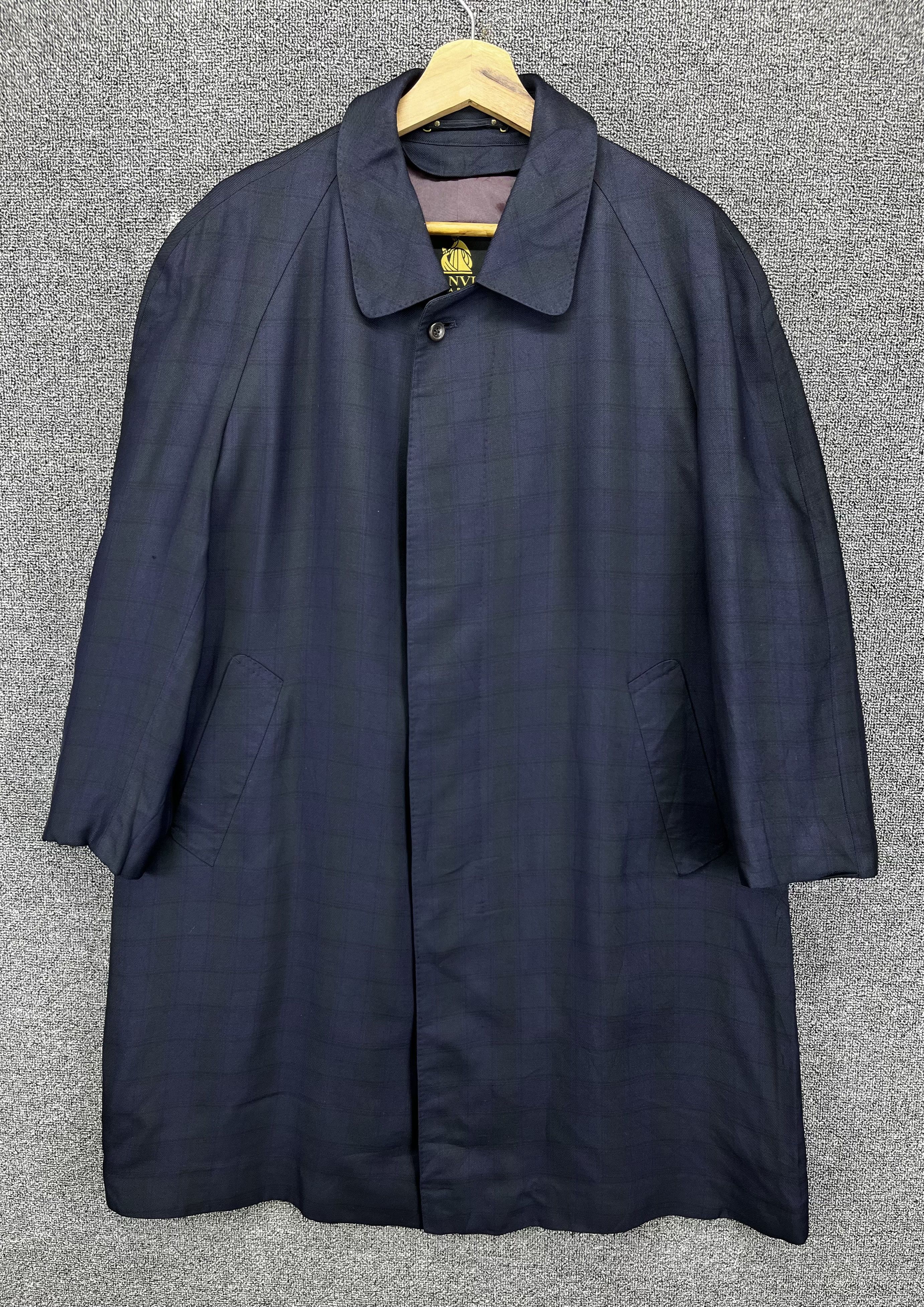 Lanvin Vintage Lanvin Shadow Plaids Rare Button Up Jacket Size US M / EU 48-50 / 2 - 1 Thumbnail