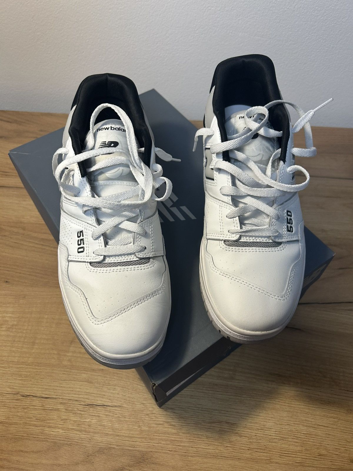 New Balance New Balance 550 White Concrete Black Size US 14 / EU 47 - 3 Thumbnail