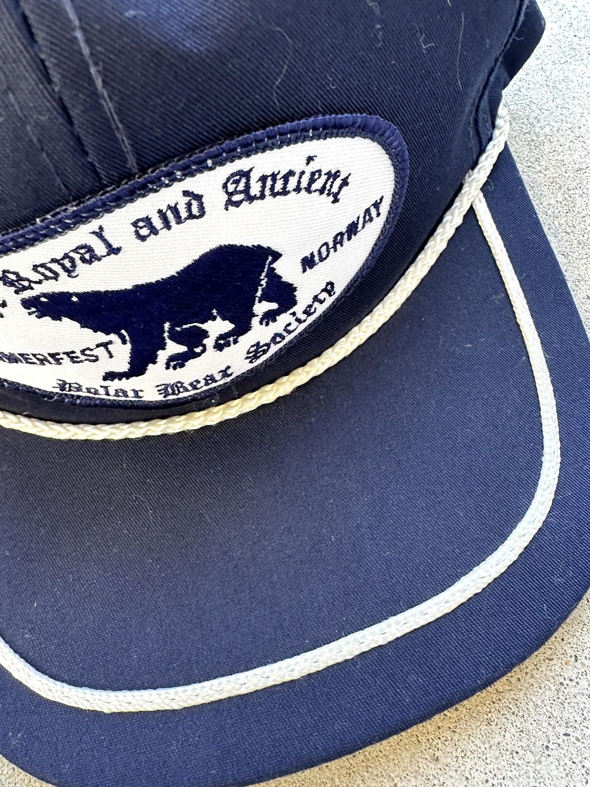 Vintage Vintage Polar Bear Society Hat 80s Hammer Fest SnapBack Rope Size ONE SIZE - 3 Thumbnail