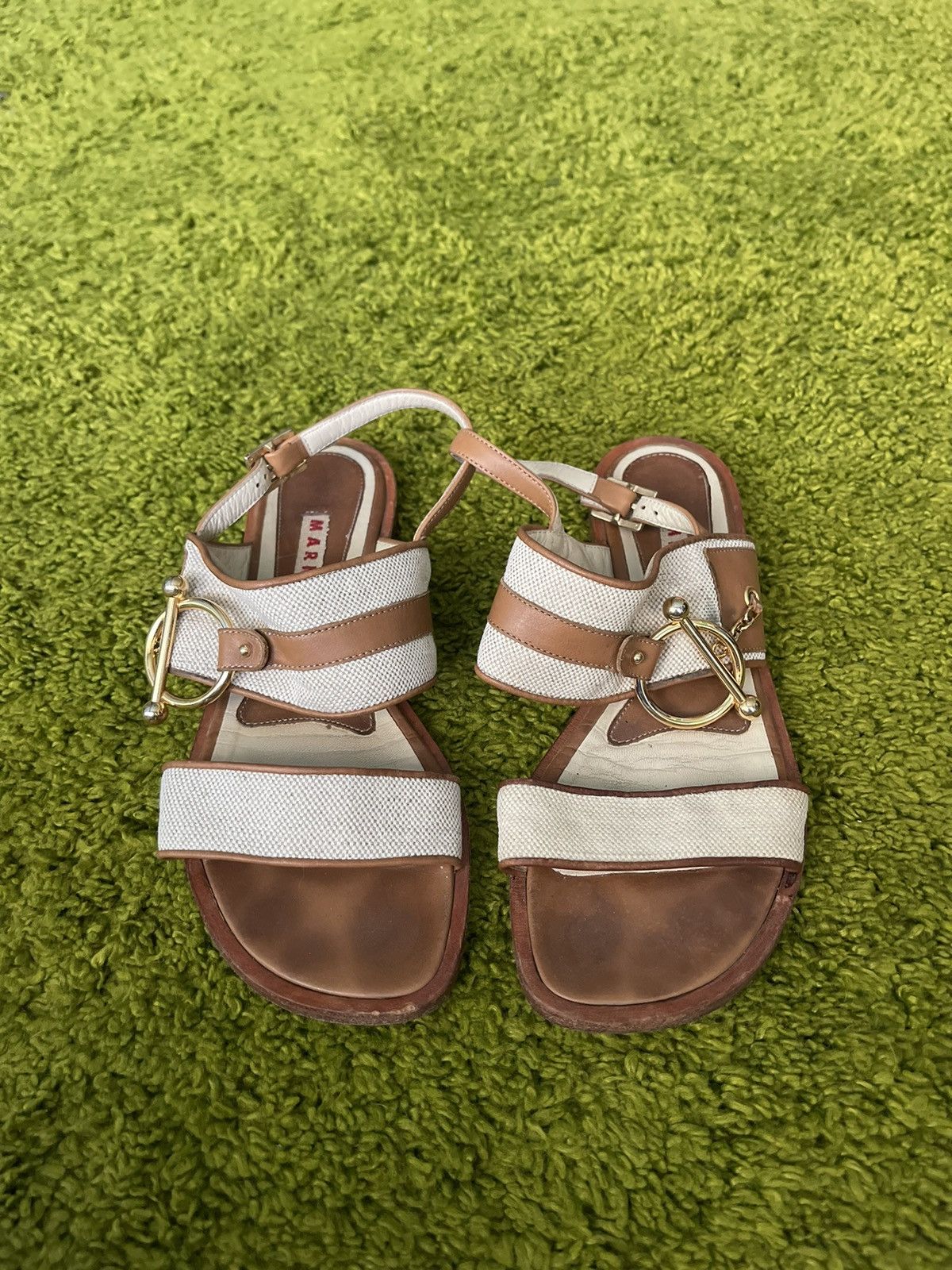 Designer × Marni Marni sandals flats Size US 6.5 / IT 36.5 - 2 Thumbnail
