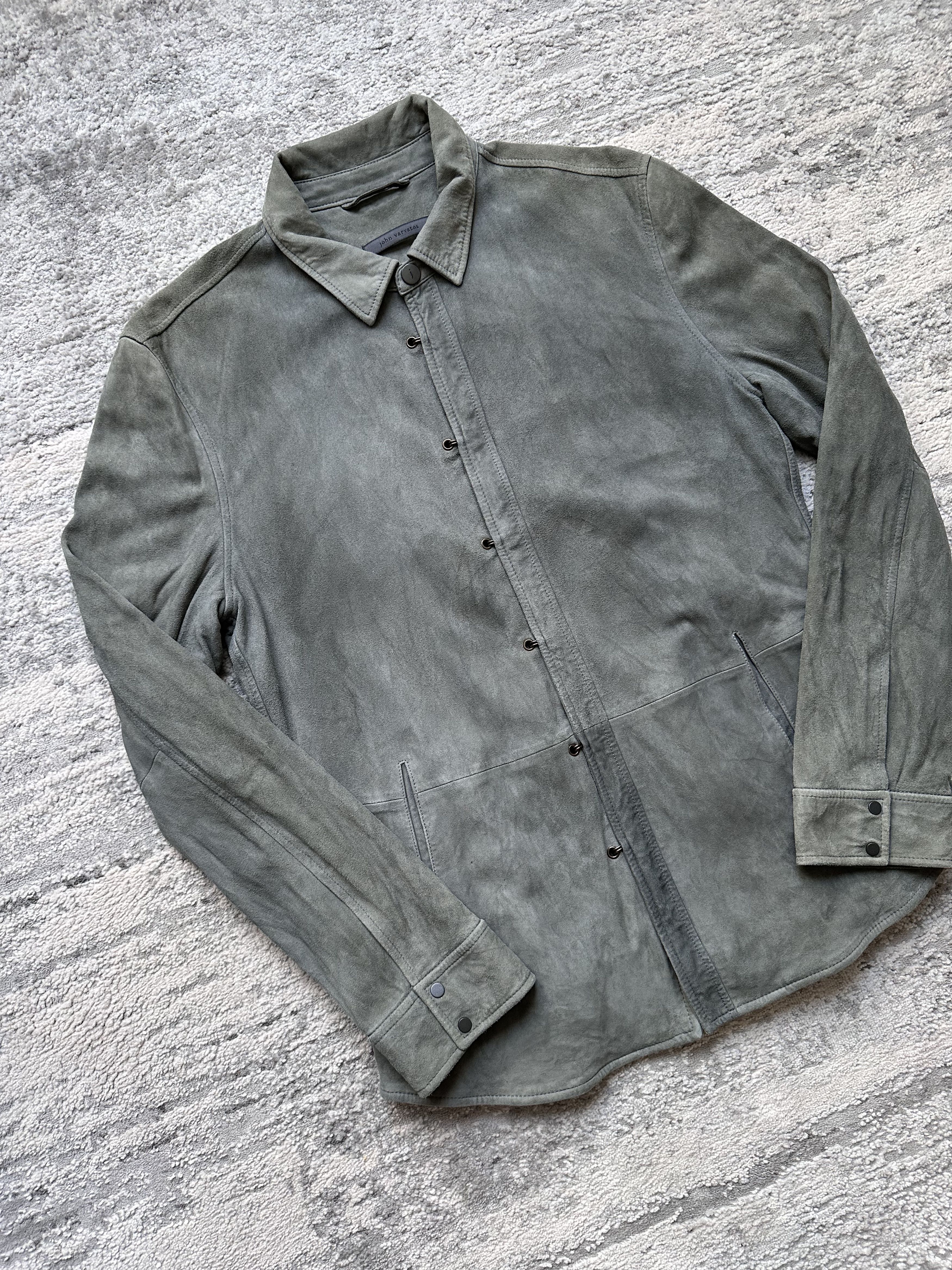 John Varvatos John Varvatos Suede Jacket Size US M / EU 48-50 / 2 - 2 Thumbnail
