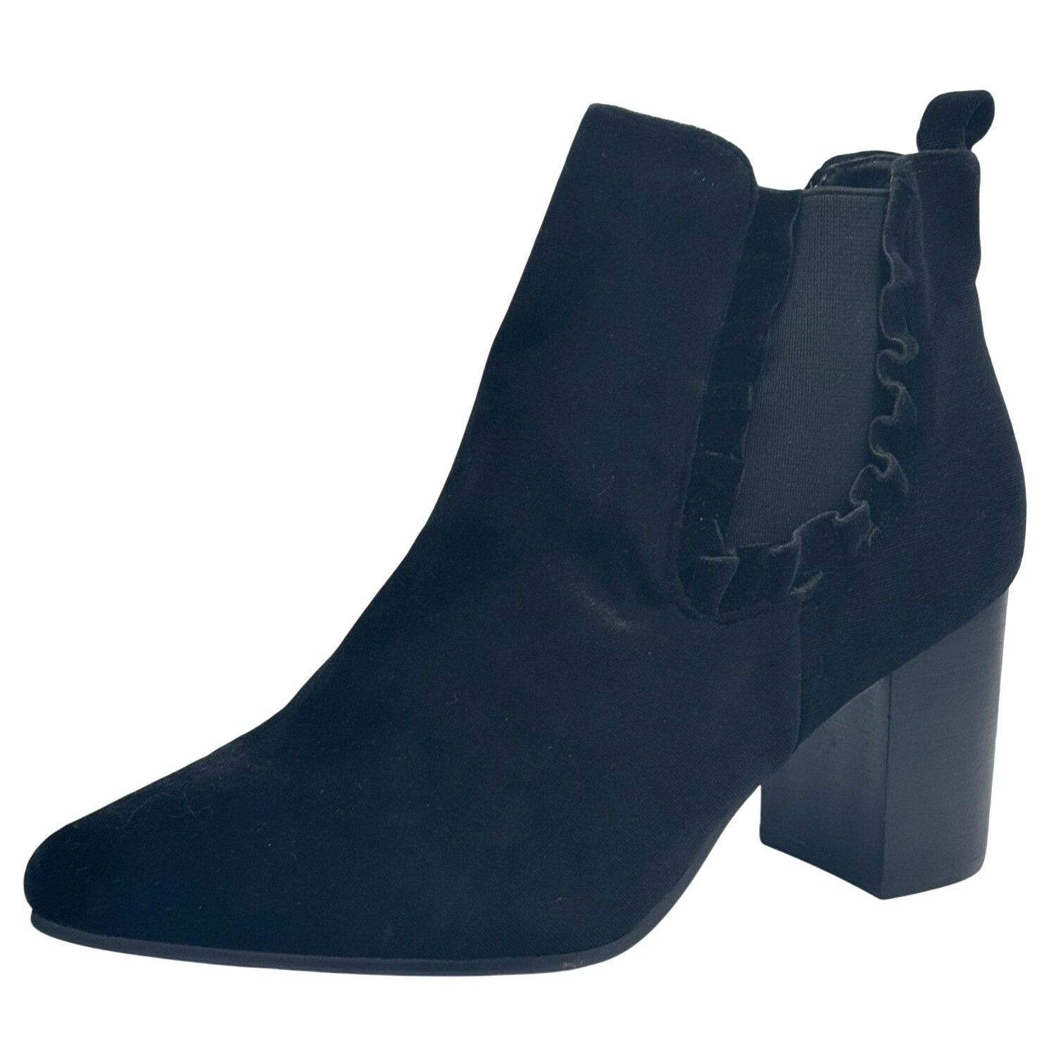 14th & Union 14th & Union Blaine Black Velvet Pointed Toe Pull-on Ankle B Size US 9 / IT 39 - 11 Thumbnail