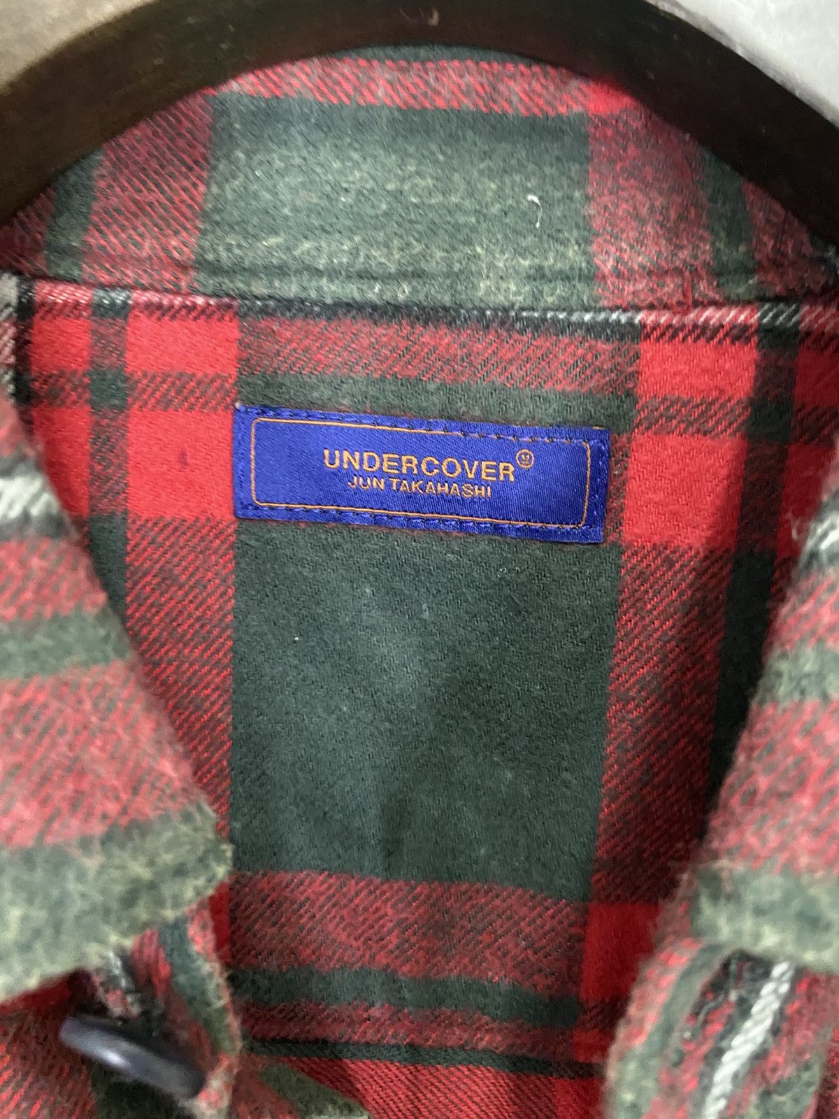 Japanese Brand × Jun Takahashi × Undercover Vintage UNDERCOVER JUN TAKAHASHI tartan shirt button ups Size US M / EU 48-50 / 2 - 7 Thumbnail